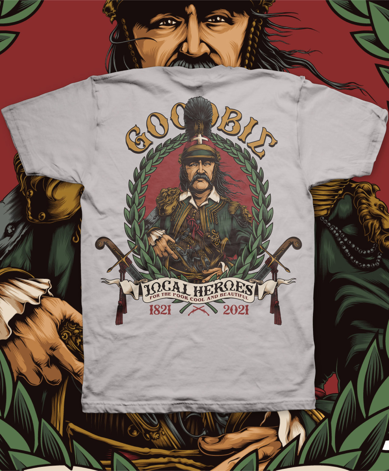 GOODBIE LOCAL HEROES THEO TEE NEW SILVER