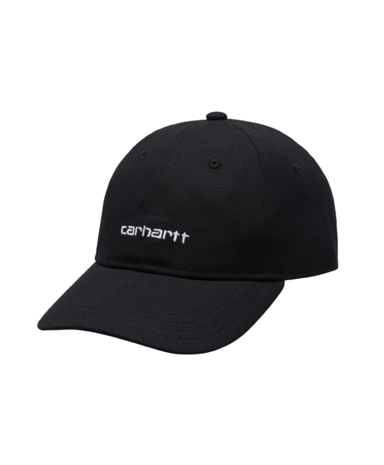 CARHARTT WIP CANVAS SCRIPT CAP BLACK/WHITE