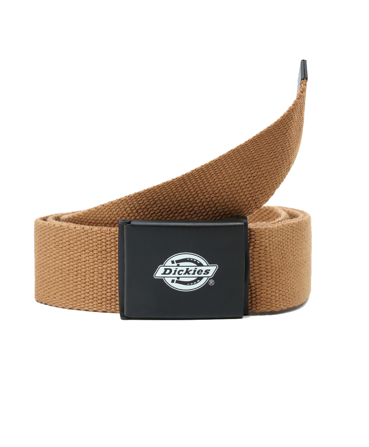 DICKIES ORCUTT WEBBING BELT BROWN DUCK