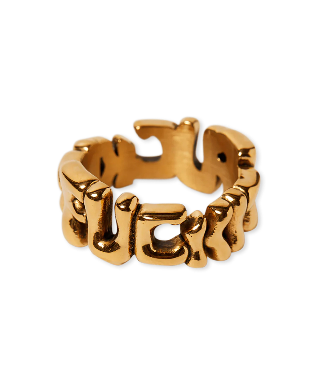 HUF FUCK IT WARPED RING GOLD