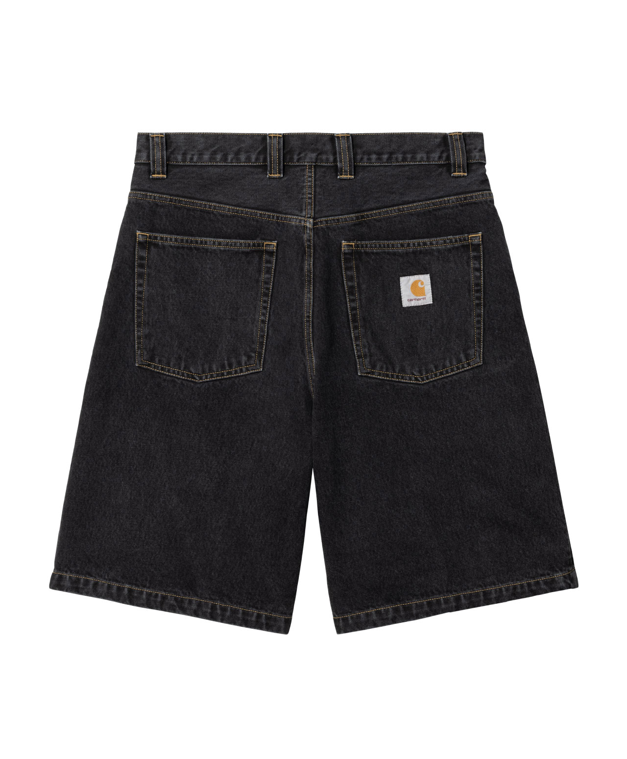 CARHARTT WIP BRANDON SHORT BLACK STONE WASHED