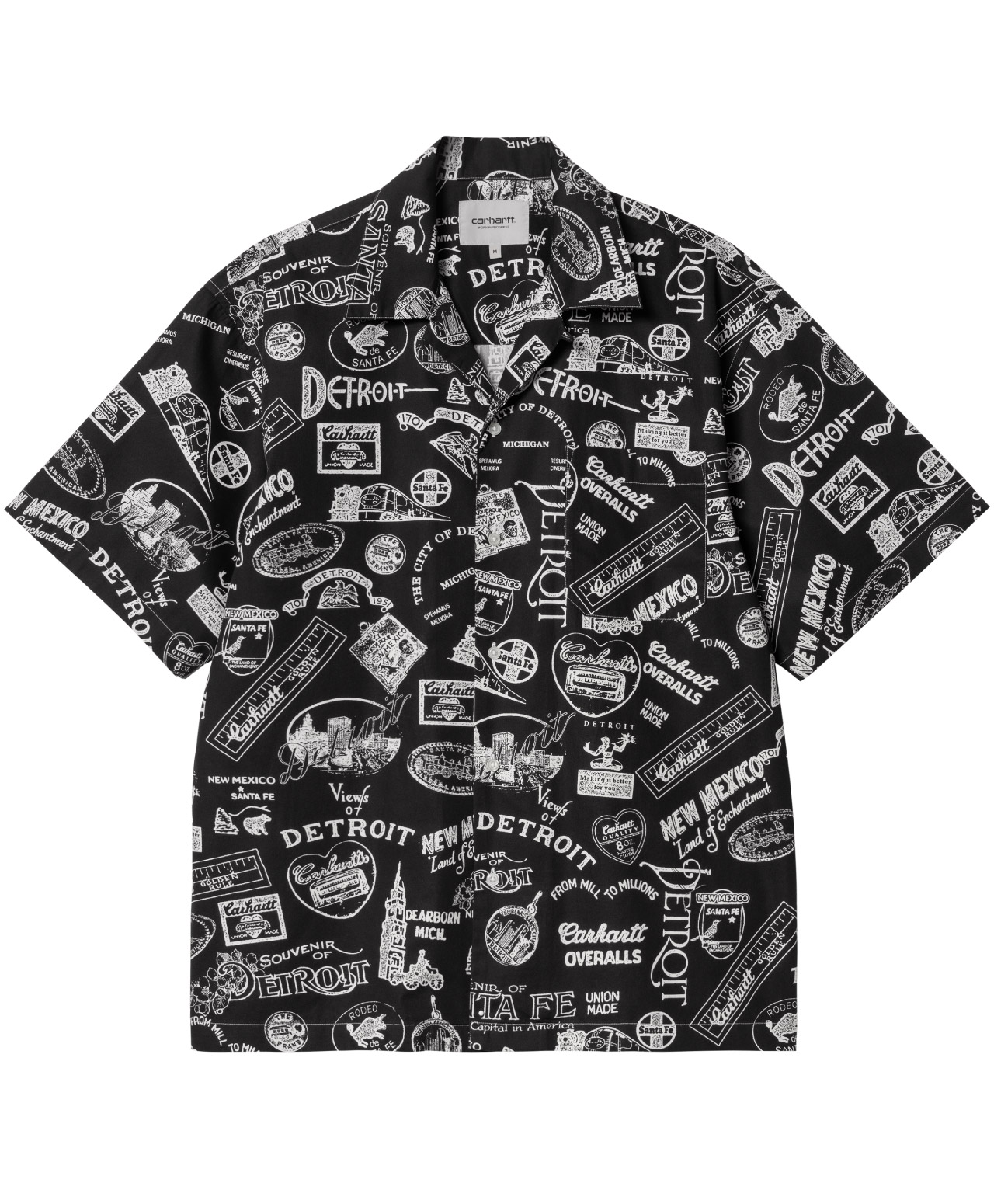CARHARTT WIP STATE SOUVENIR SHIRT BLACK/WAX