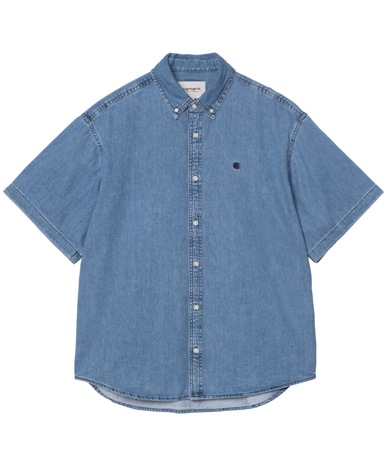 CARHARTT WIP LUCAS SHIRT BLUE STONE WASHED