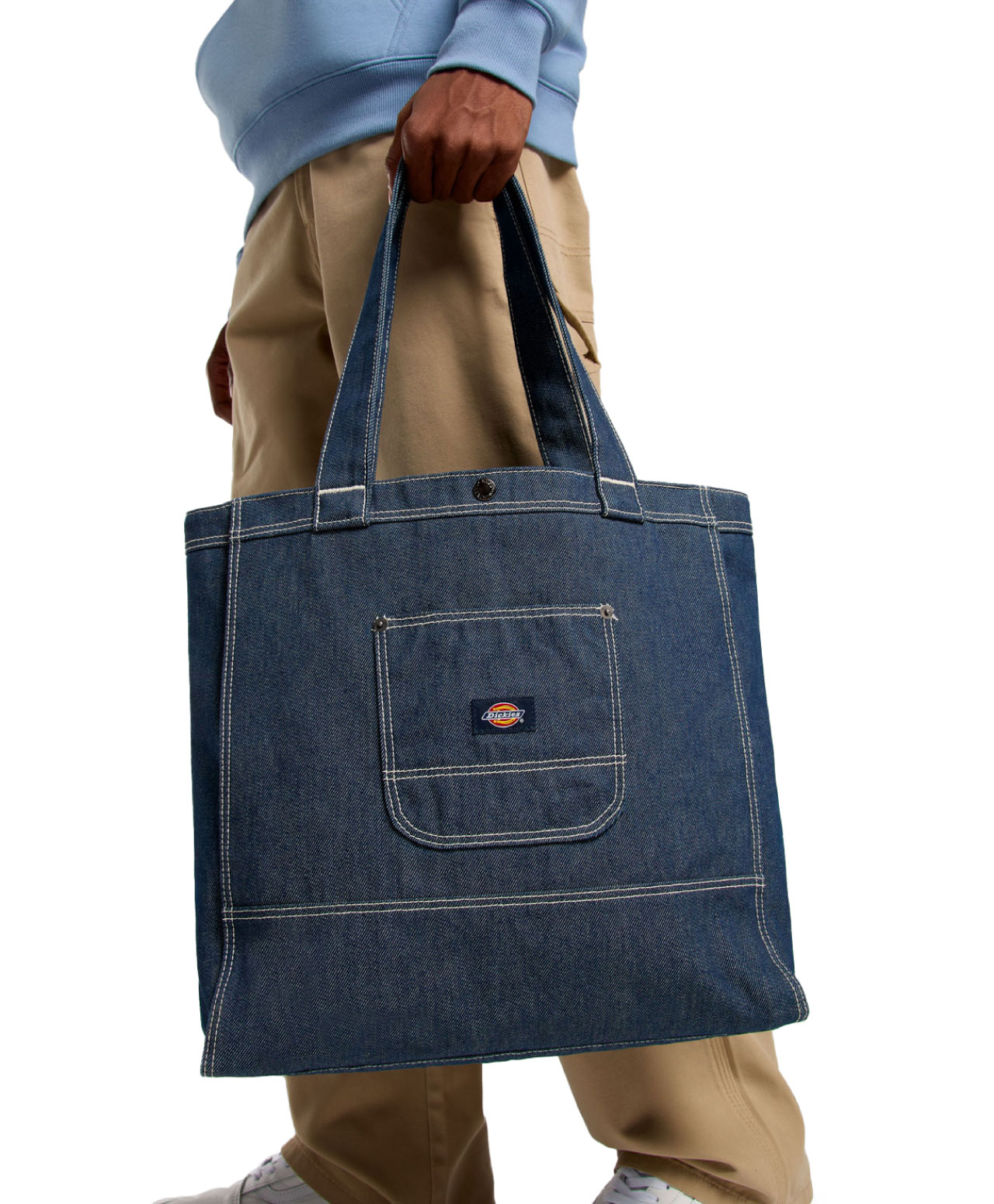 DICKIES DENIM TOTE BAG RINSED