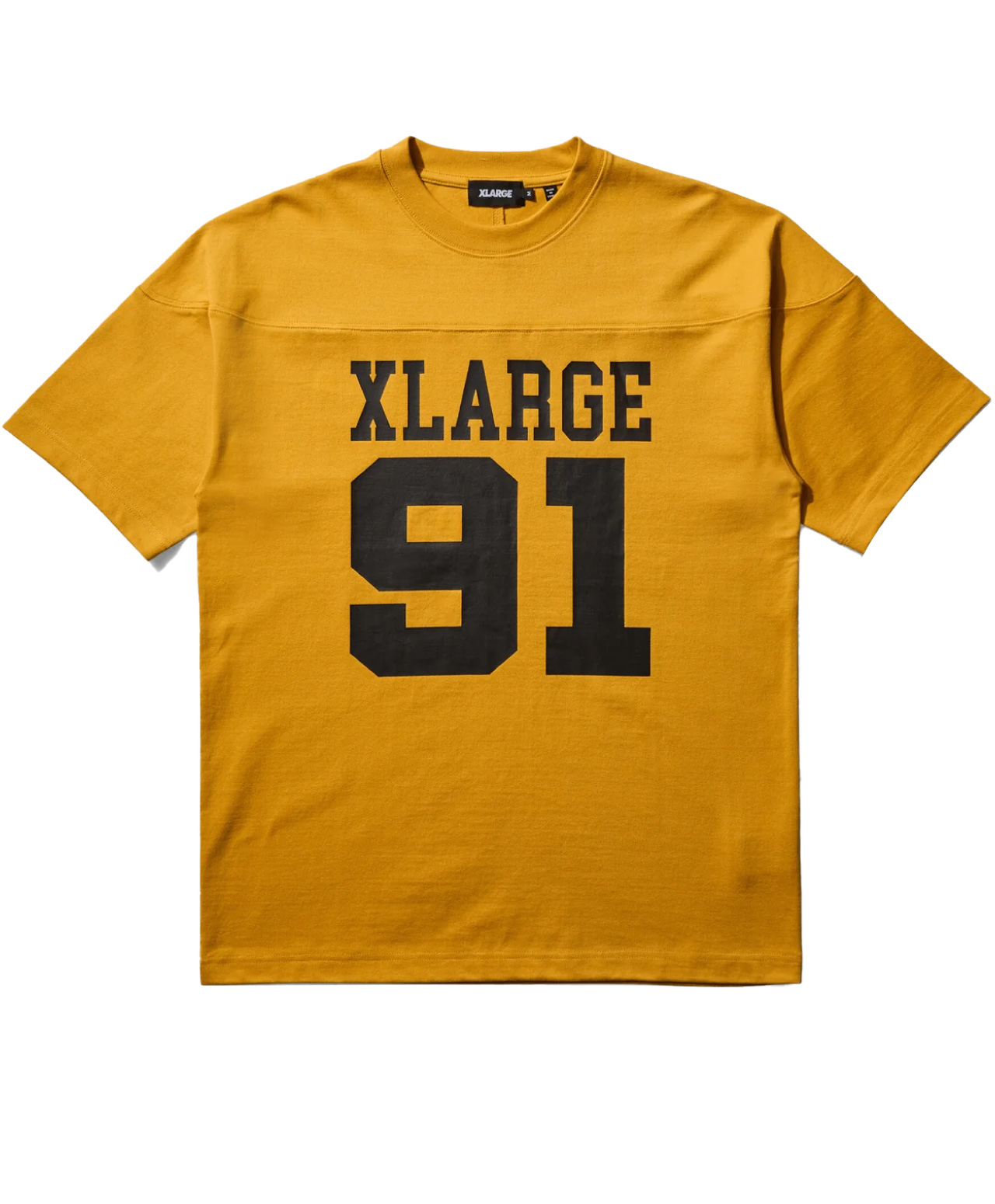 XLARGE NUMBERING TEE YELLOW