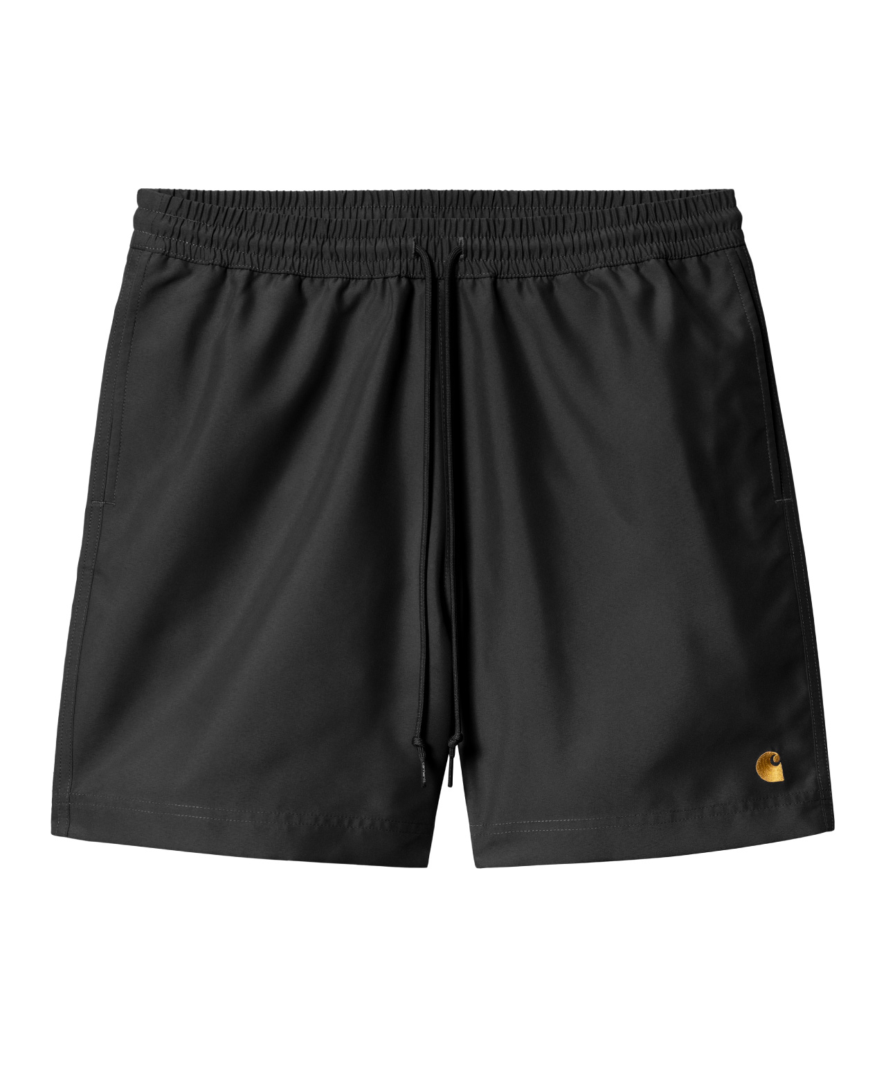CARHARTT WIP CHASE SWIM TRUNKS BLACK/GOLD