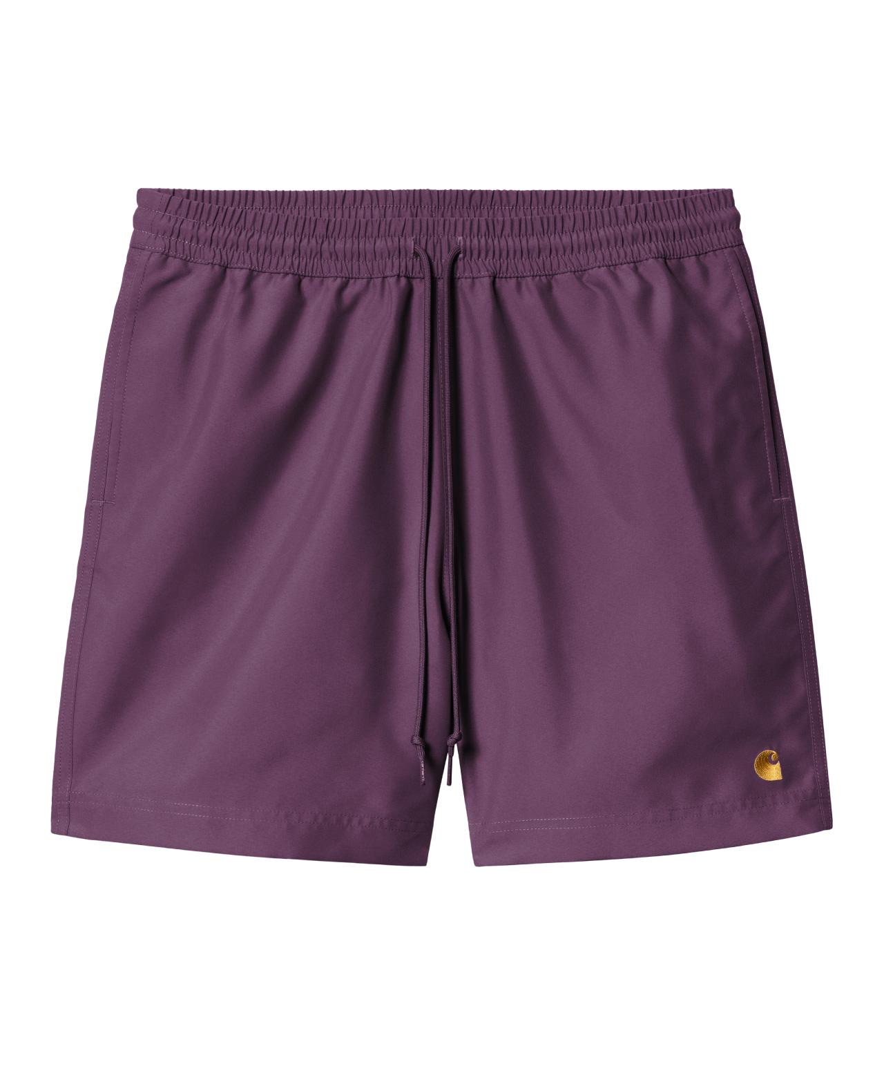 CARHARTT WIP CHASE SWIM TRUNKS HUCKLEBERRY/GOLD