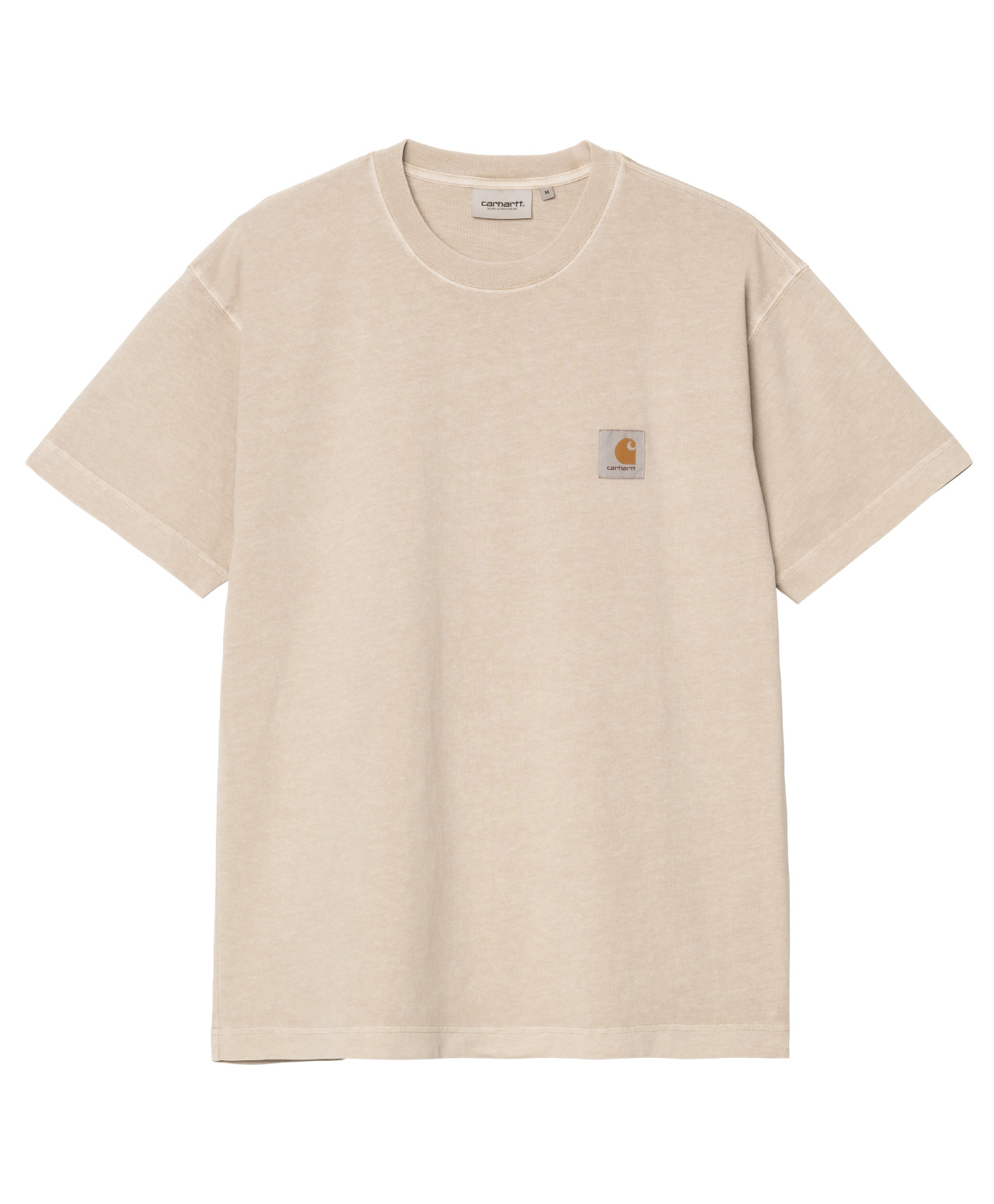 CARHARTT WIP NELSON TEE FLEUR DE SEL GARMENT DYED