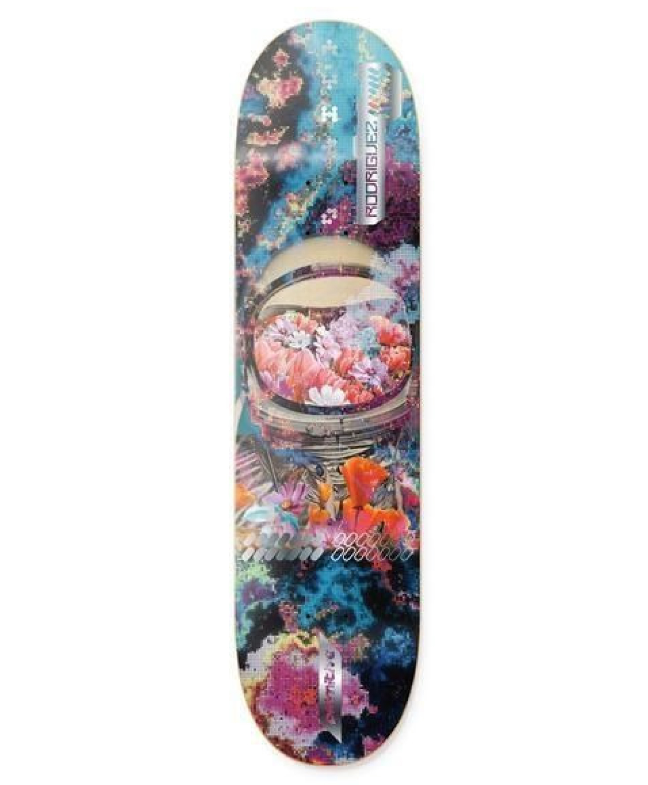 PRIMITIVE RODRIGUEZ CONTACT SKATE DECK 8 MULTI
