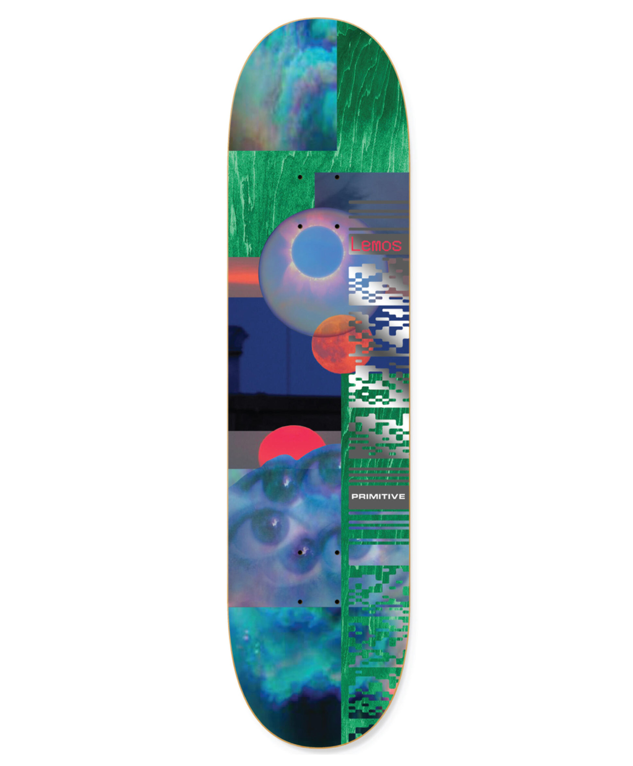 PRIMITIVE LEMOS ECLIPSE SKATE DECK 8.25 MULTI