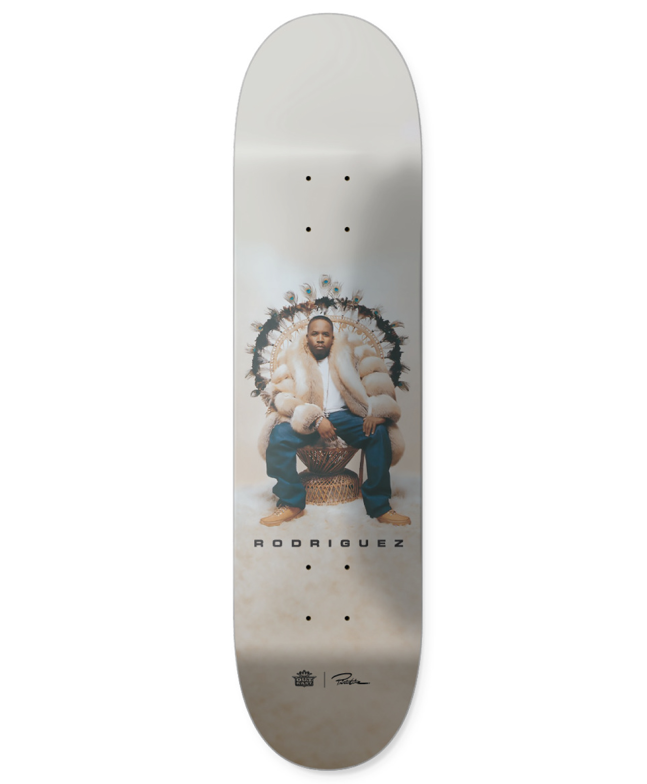 PRIMITIVE RODRIGUEZ REGAL SKATE DECK 8.25 TAN