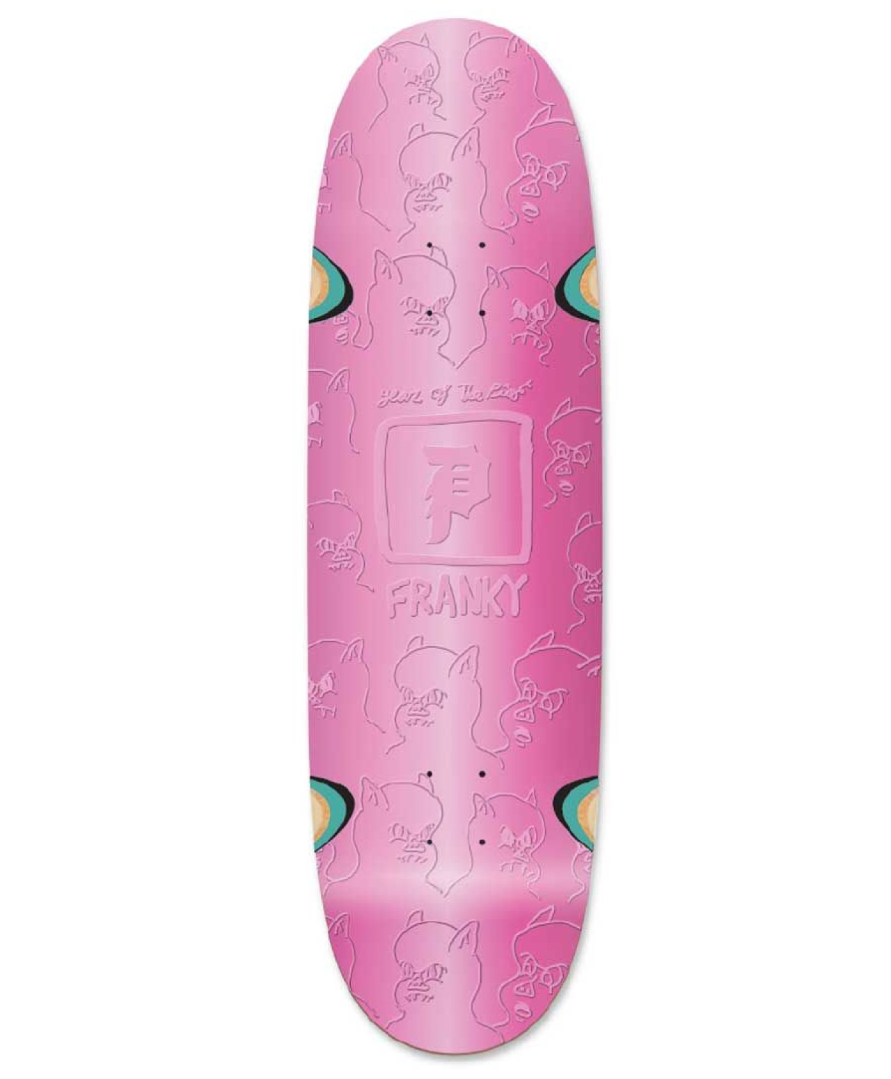 PRIMITIVE VILLANI ZODIAC SKATE DECK 9.125 PINK