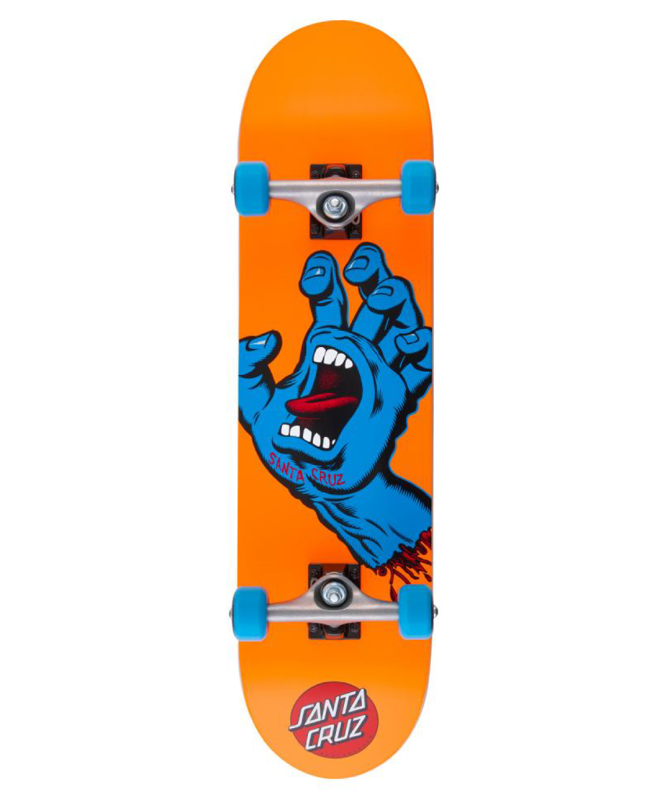 SANTA CRUZ SCREAMING HAND COMPLETE SKATEBOARD 7.8 ORANGE