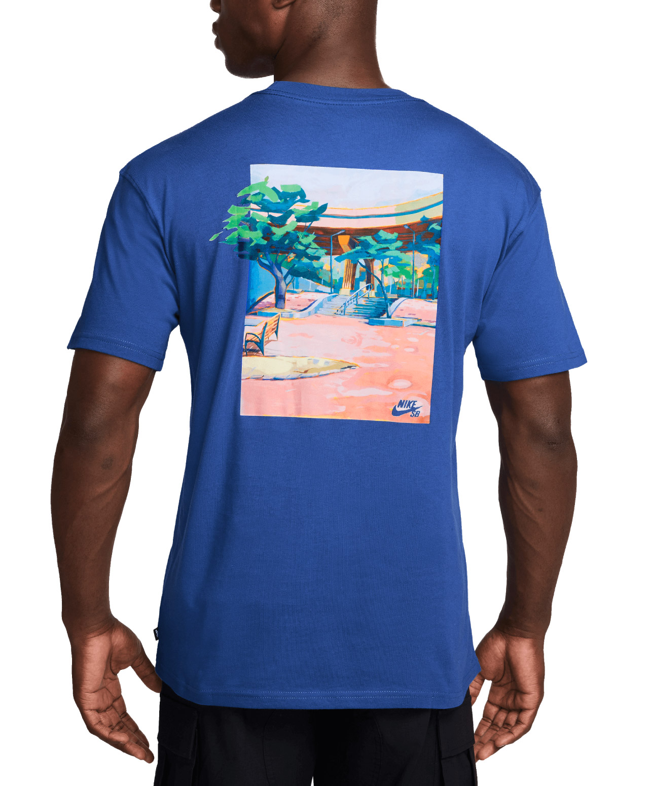 NIKE SB MAX90 BROOKLYN BANKS TEE GAME ROYAL