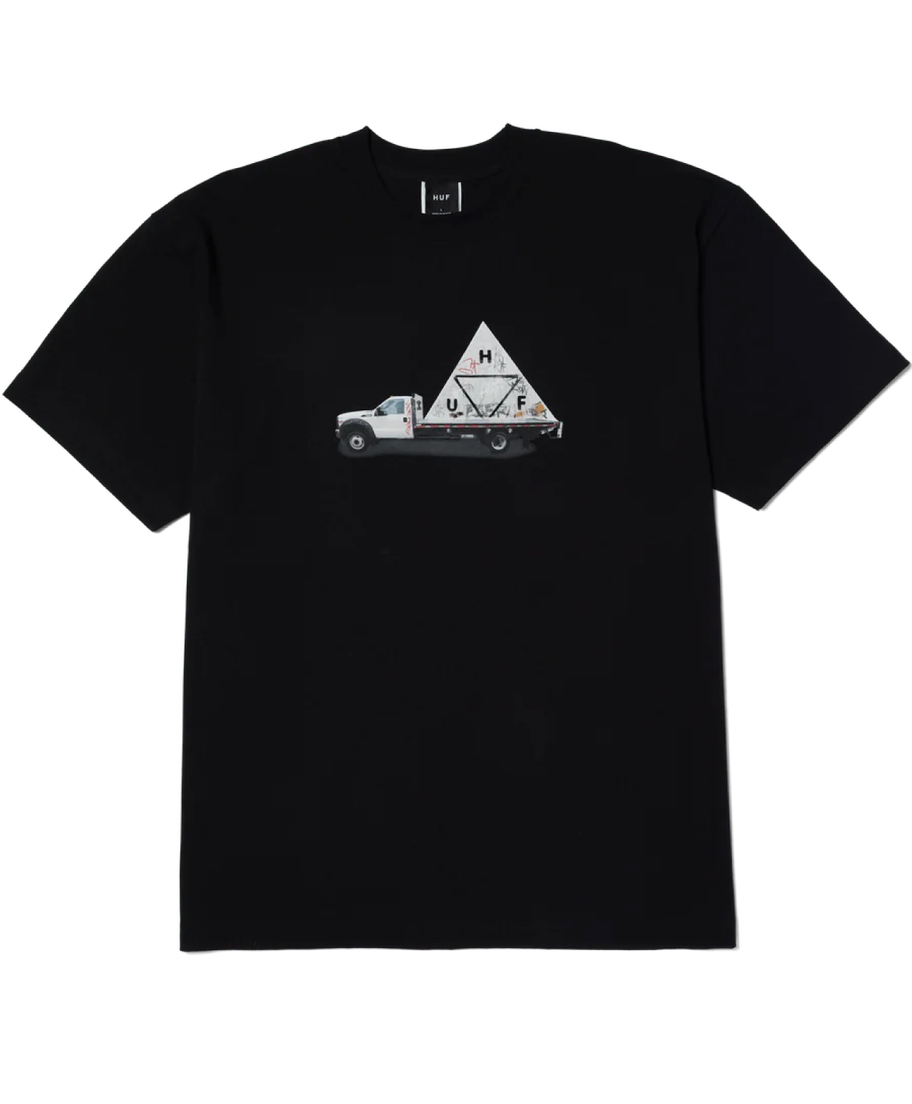 HUF HIGH CLEARANCE TEE BLACK