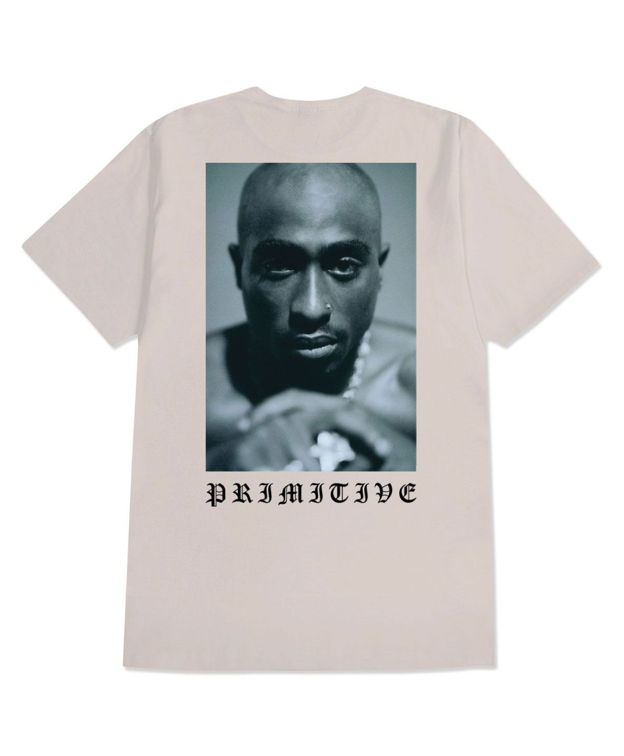 PRIMITIVE X 2PAC ROYALTY TEE CREAM