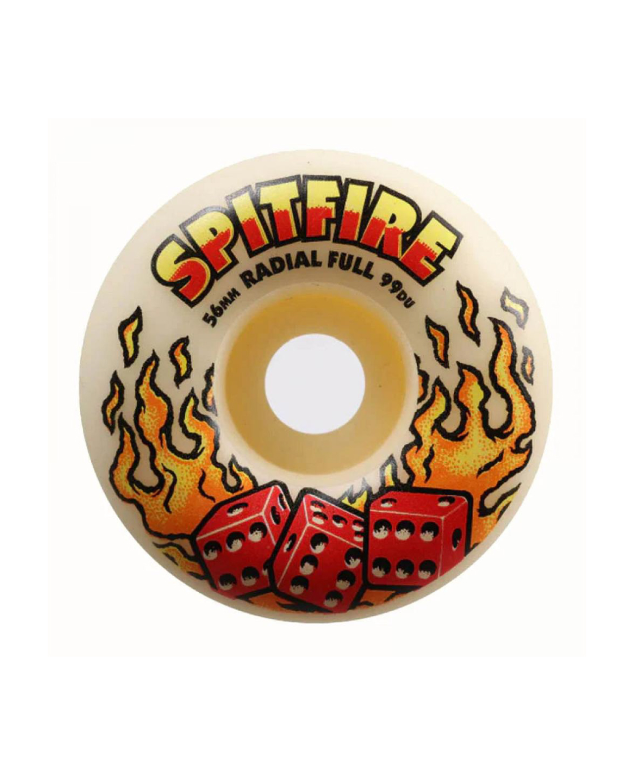 SPITFIRE FORMULA FOUR WHEELS F4 99 HOT HAND RADIAL FULL 56MM NATURAL