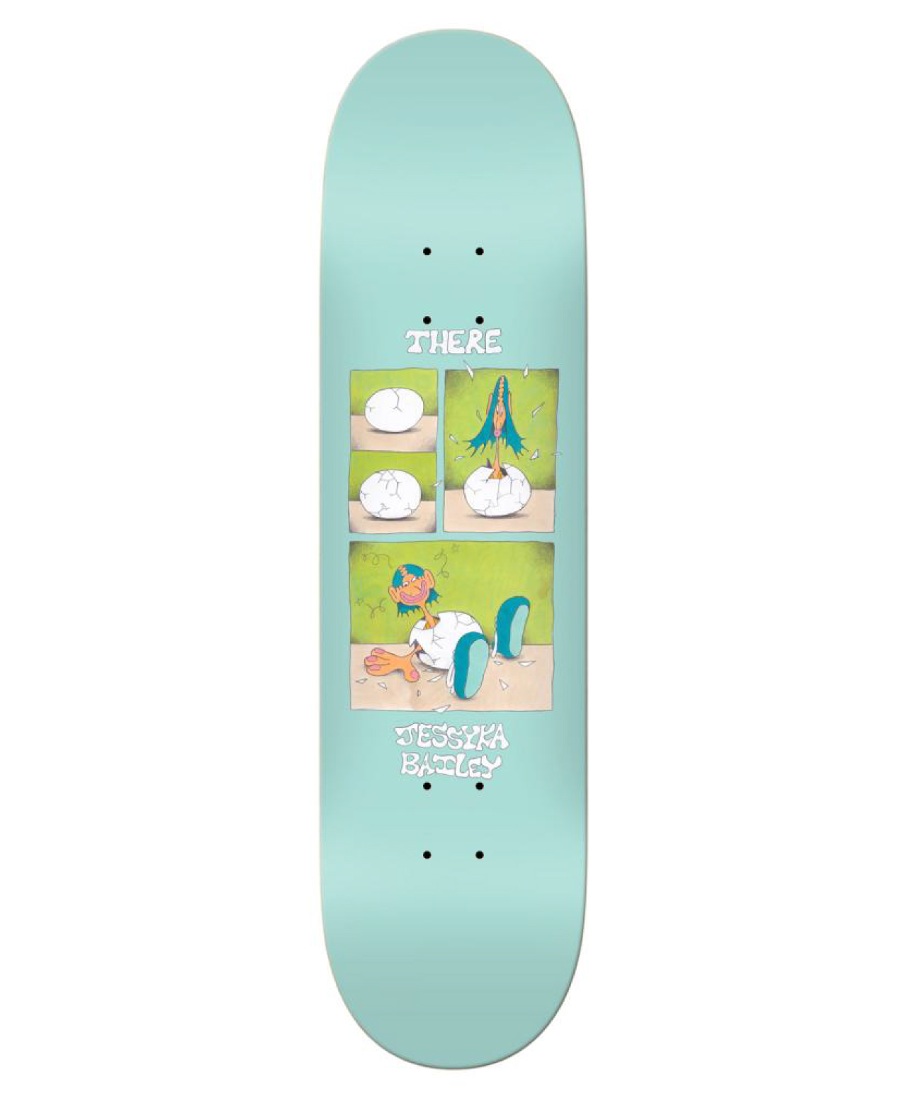 THERE JESSYKA BEGGINERS SKATE DECK 8.06 BLUE