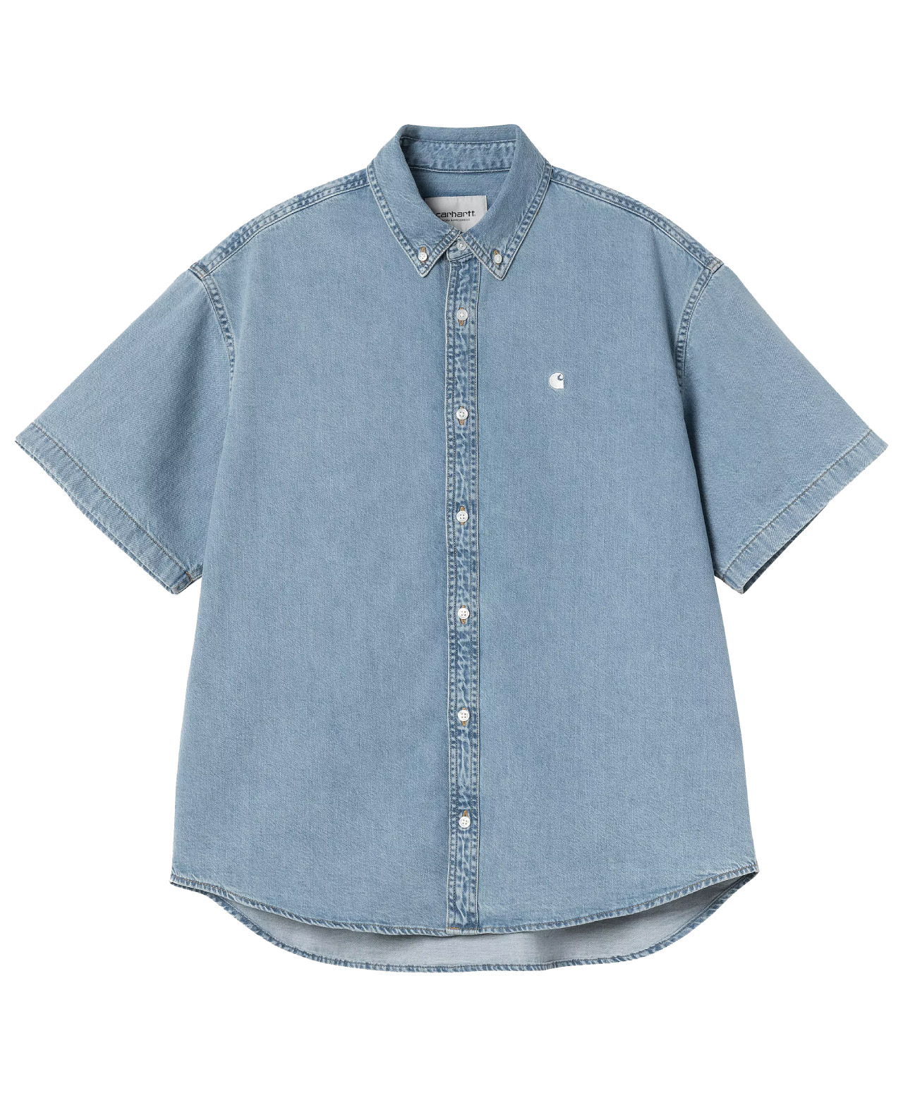 CARHARTT WIP LUCAS SHIRT BLUE BLEACHED