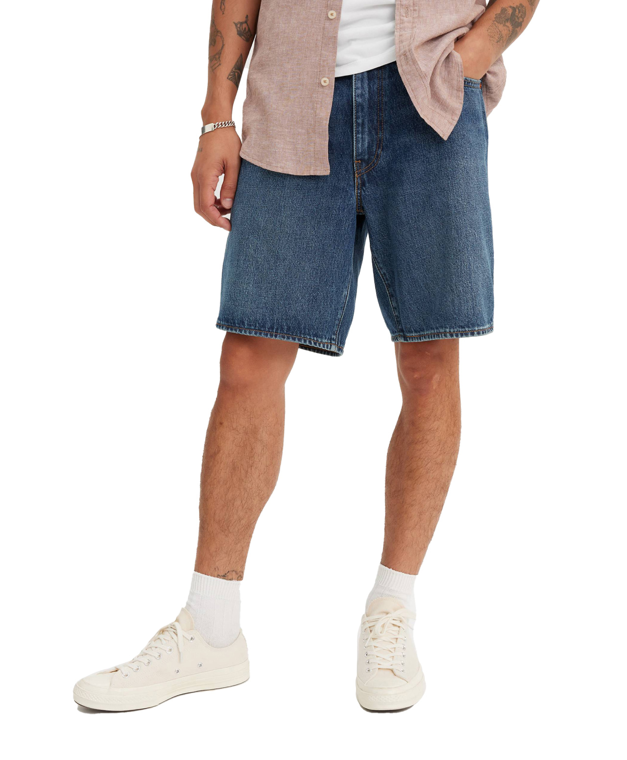 LEVIS® 468™ LOOSE SHORTS PICNIC & FRIENDS - BLUE