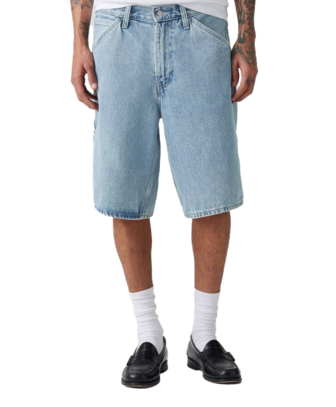 LEVIS® 568™ LOOSE CARPENTER SHORTS PUT IN WORK DENIM - BLUE