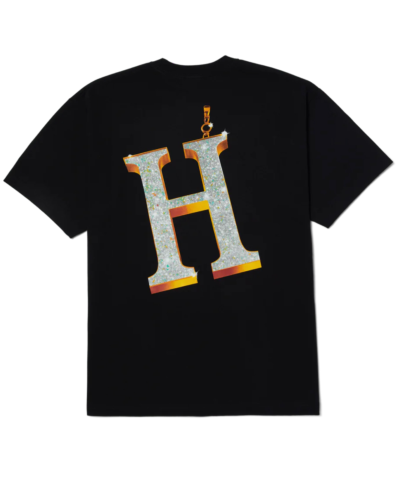 HUF BIG H TEE BLACK