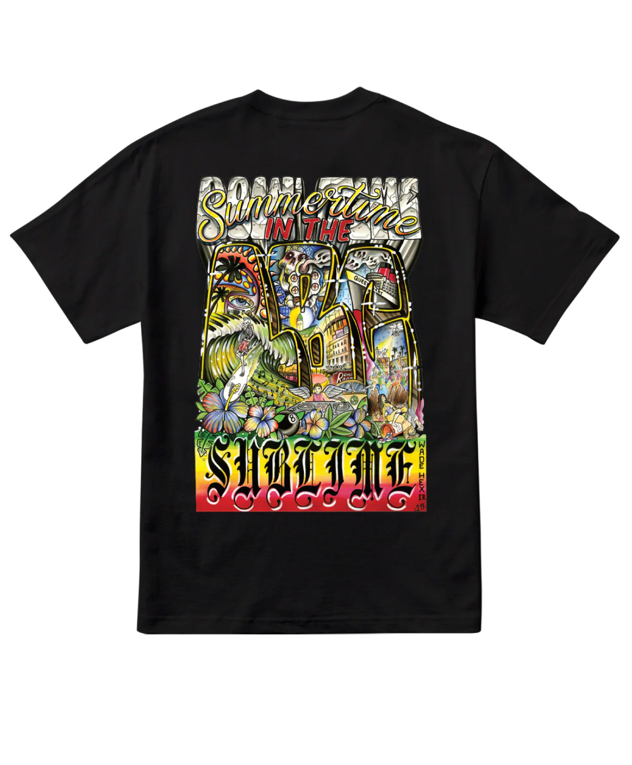 PRIMITIVE X SUBLIME NEIGHBORS HEAVYWEIGHT TEE BLACK