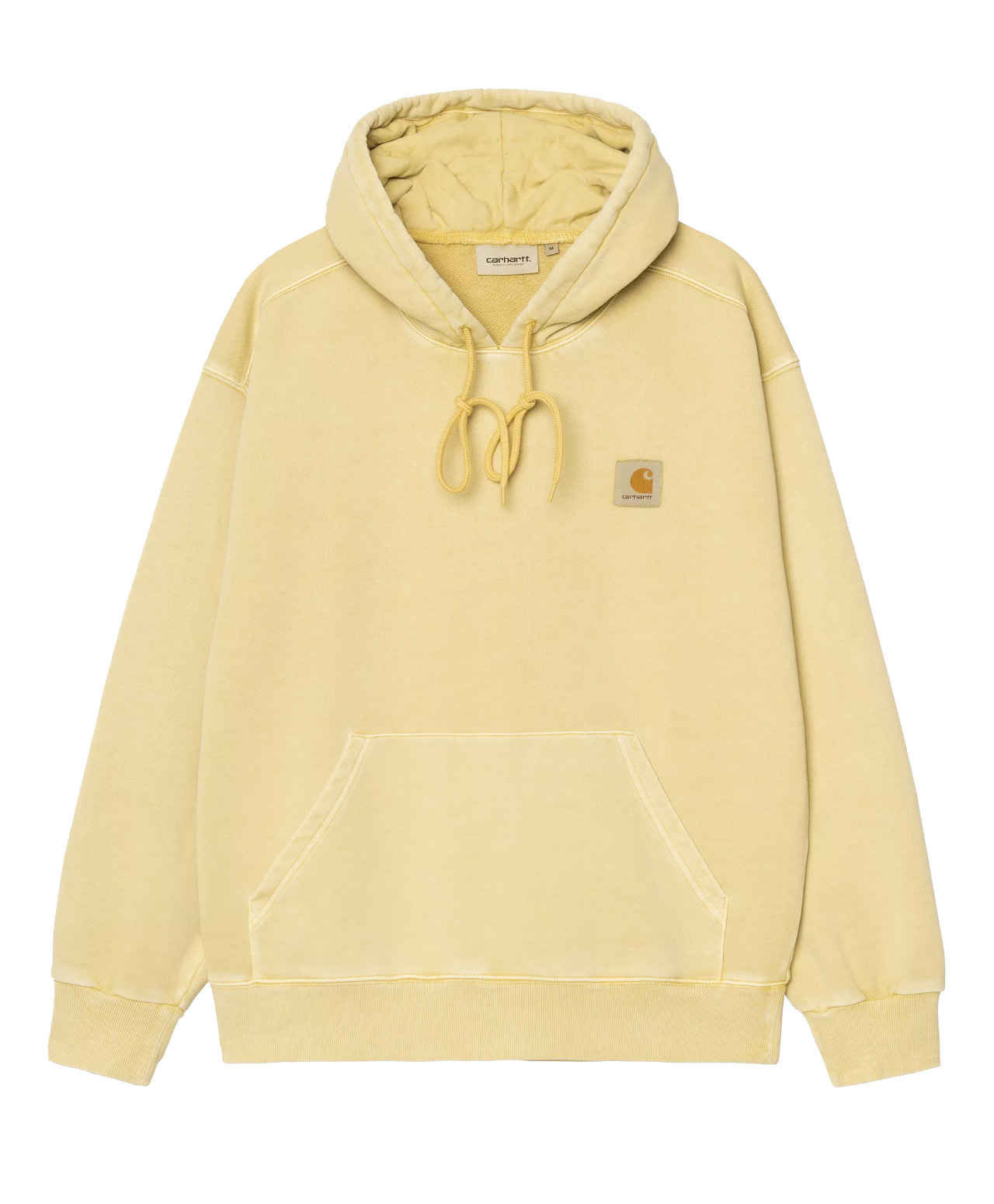 CARHARTT WIP NELSON HOOD AIR YELLOW GARMENT DYED