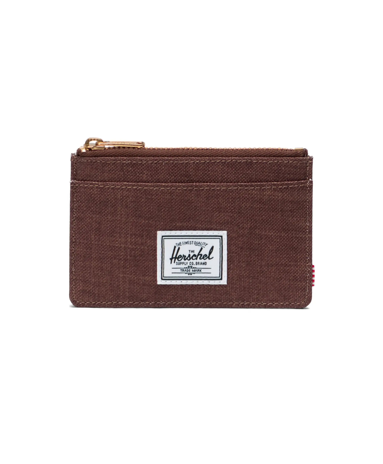 HERSCHEL OSCAR CARDHOLDER POTTING SOIL CROSSHATCH