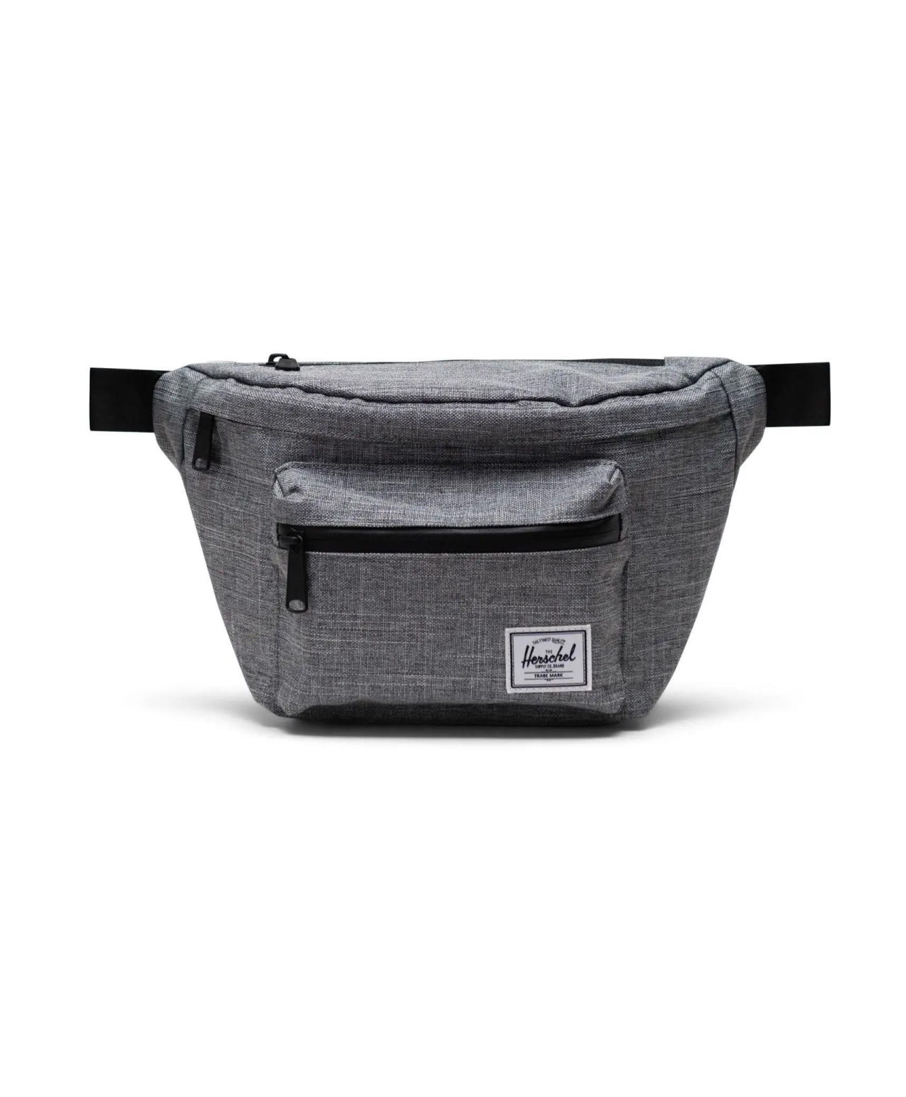 HERSCHEL POP QUIZ HIP PACK RAVEN CROSSHATCH
