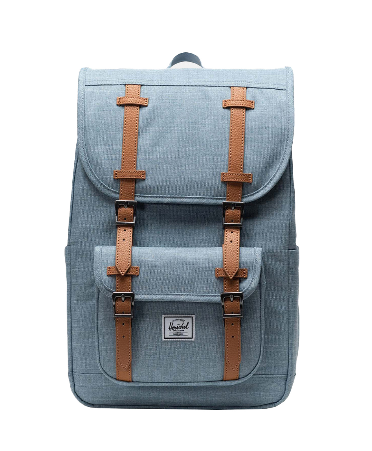 HERSCHEL LITTLE AMERICA MID BACKPACK ASHLEY BLUE CROSSHATCH