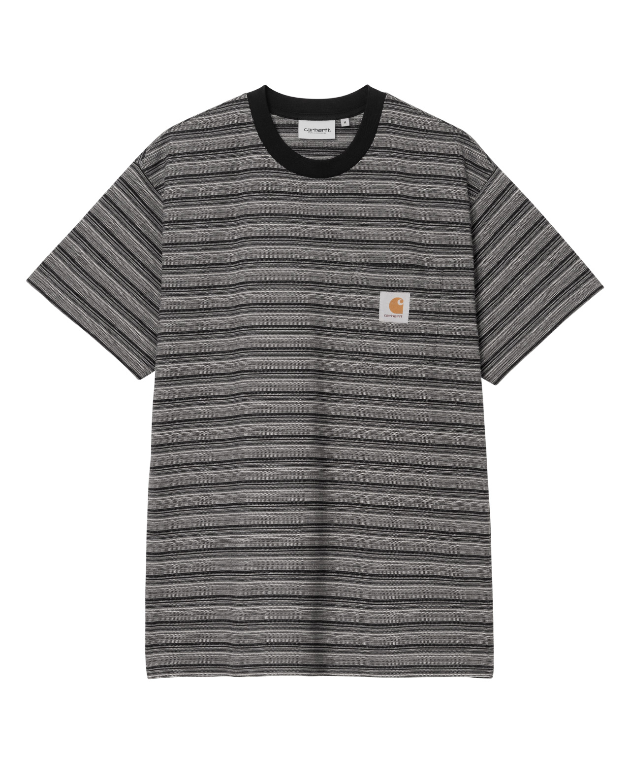 CARHARTT WIP GELLAR POCKET TEE GELLAR STRIPE/BLACK