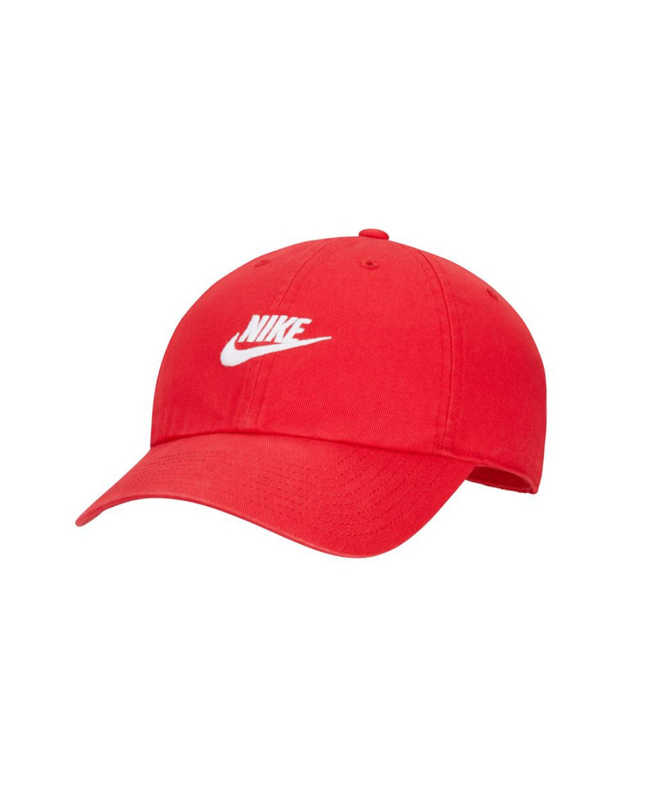 NIKE SPORTSWEAR HERITAGE86 FUTURA WASHED HAT RED/WHITE