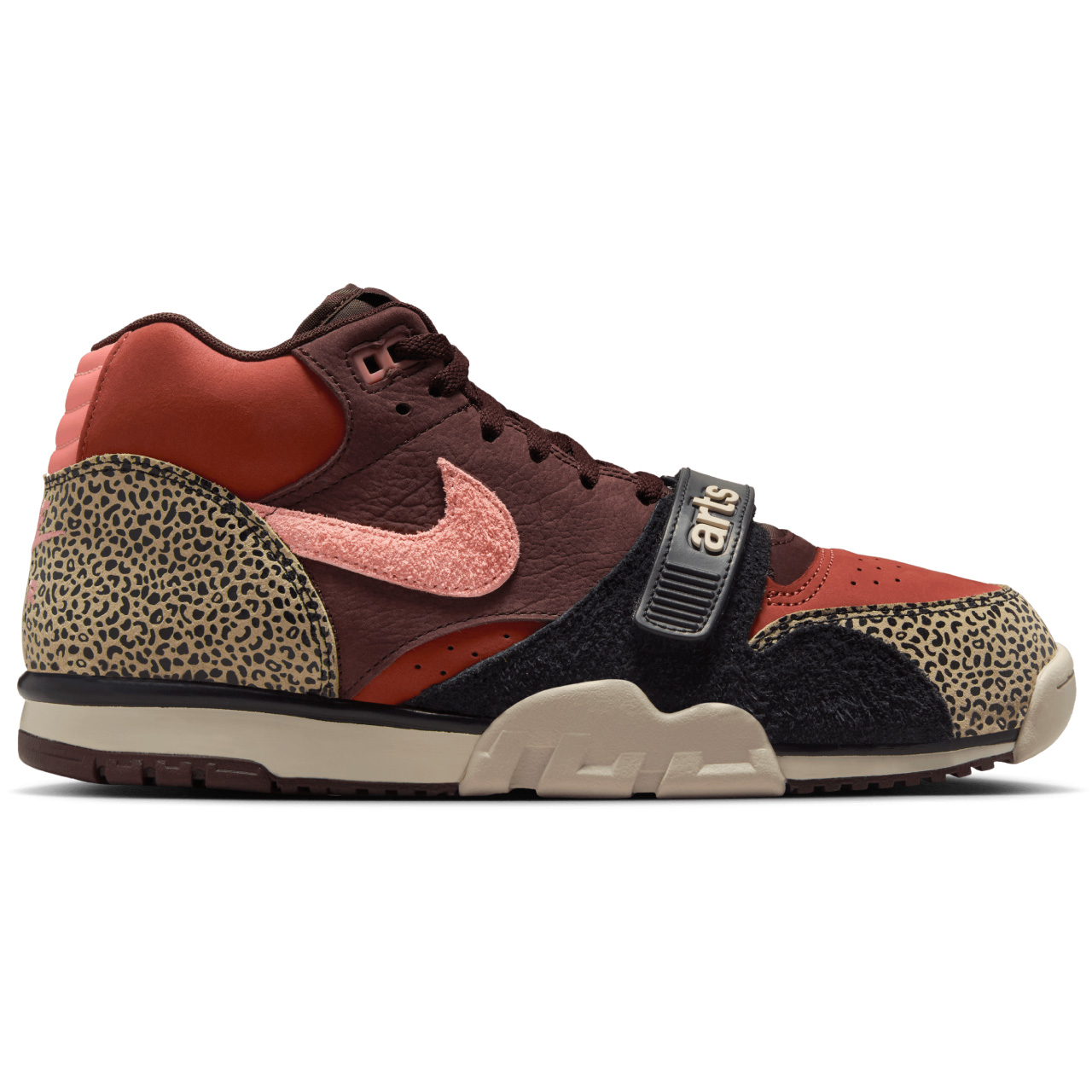 NIKE SB X ART-REC SKATESHOP AIR TRAINER 1 LIMESTONE/PINK QUARTZ-EARTH-DUSTY PEACH
