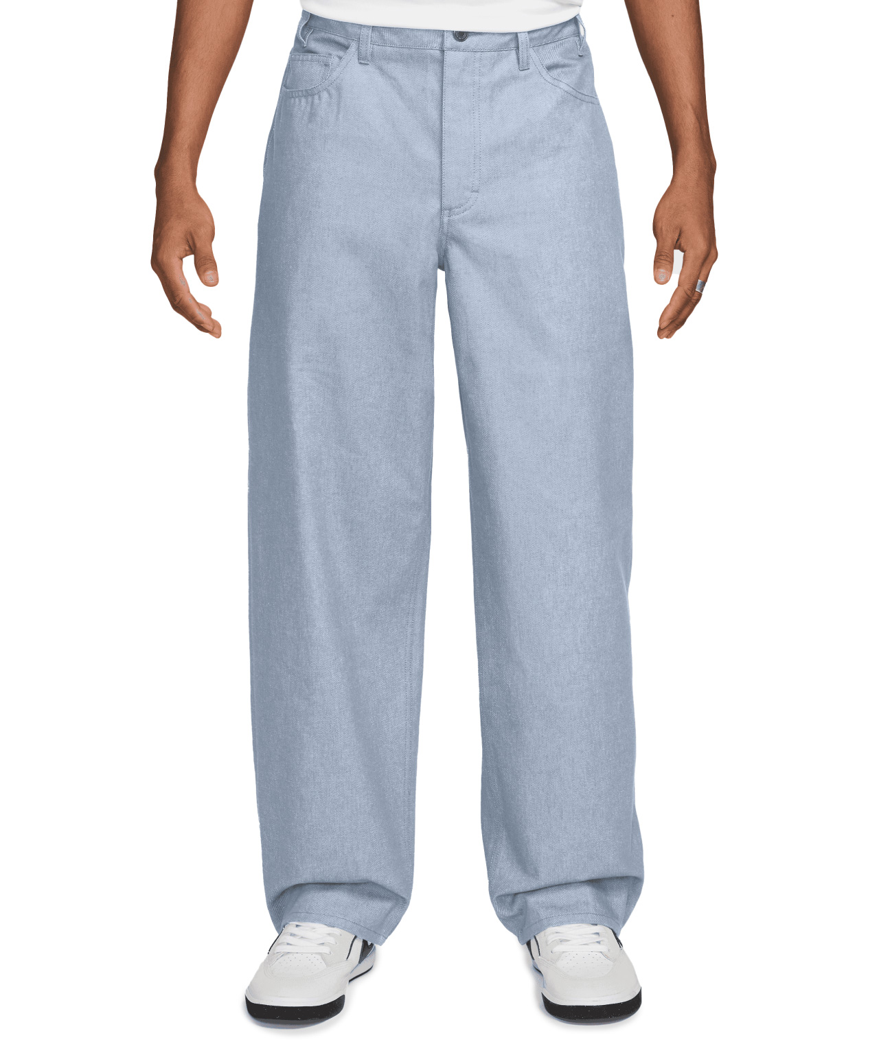 NIKE SB LOOSE DENIM PANTS FOOTBALL GREY