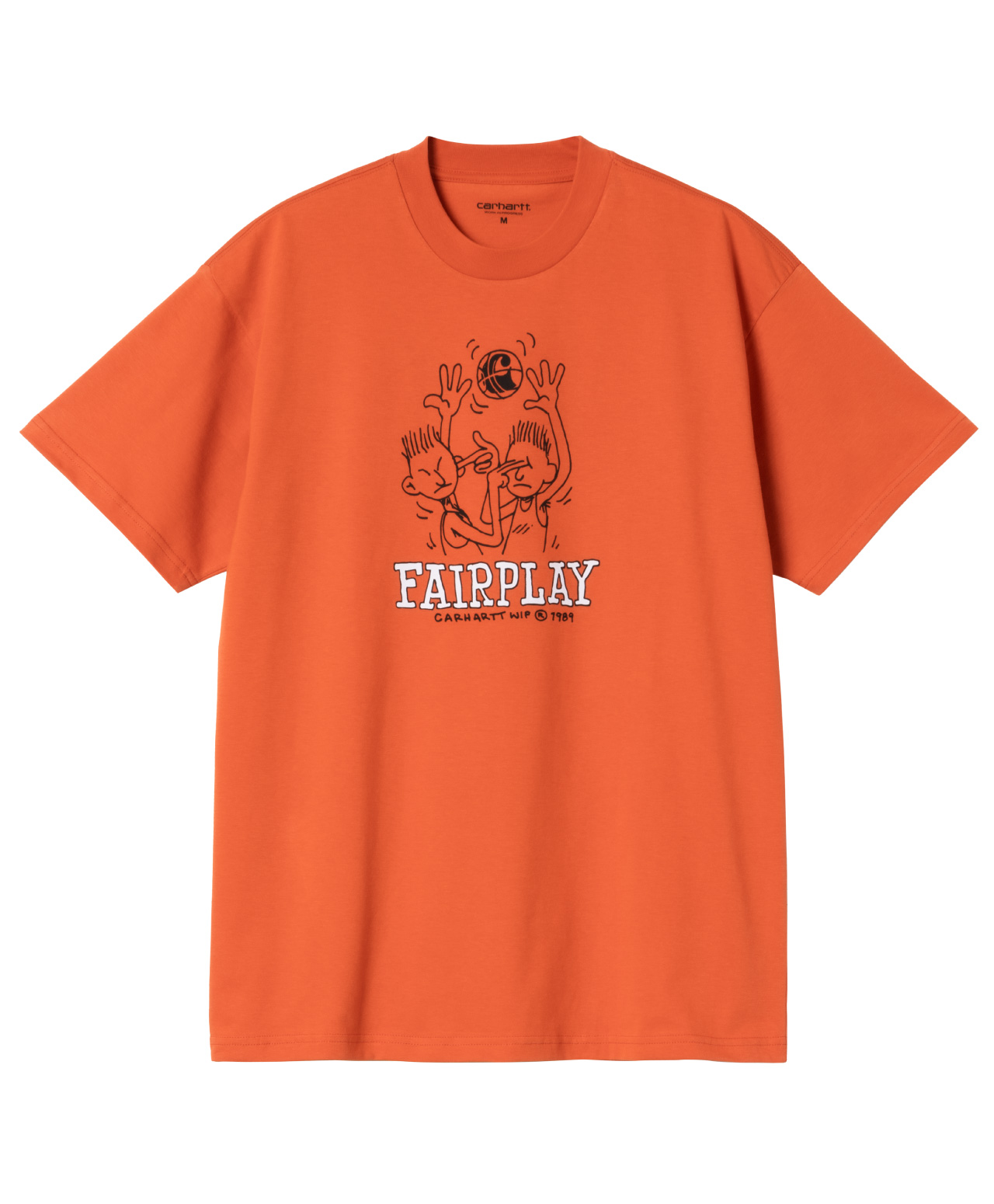 CARHARTT WIP FAIRPLAY TEE PERSIMMON