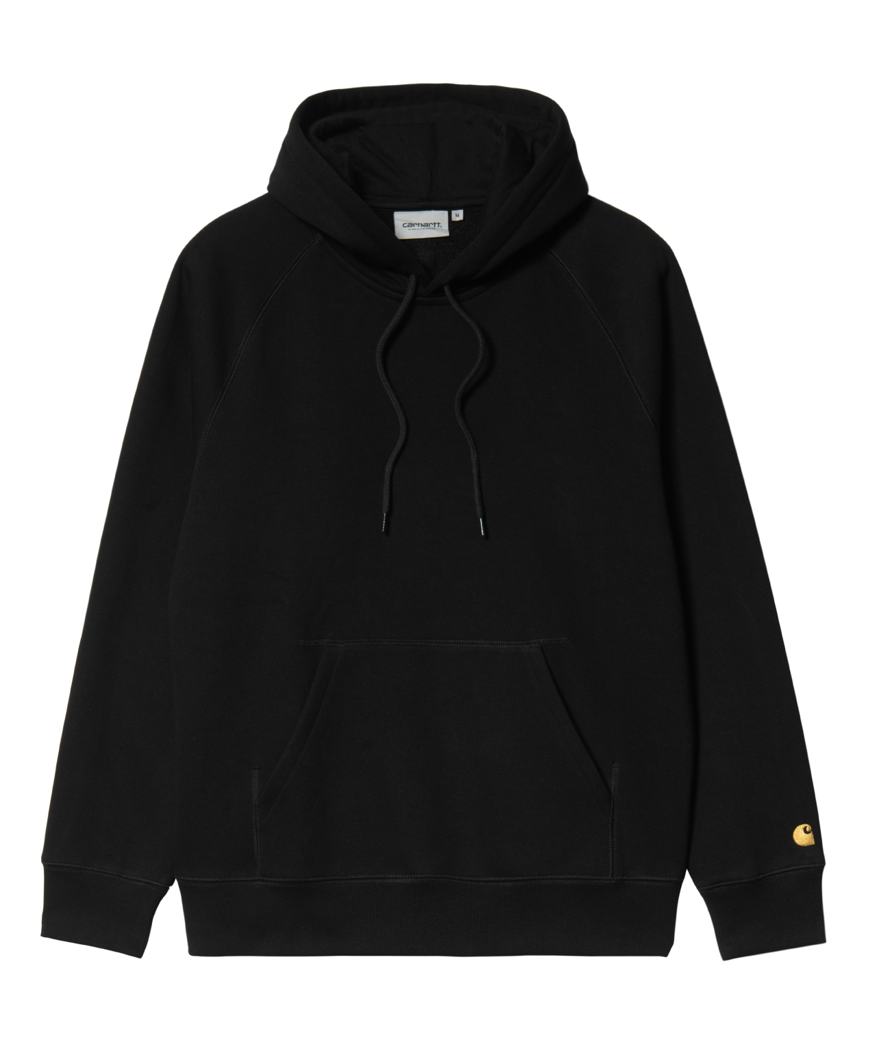 CARHARTT WIP HOODED CHASE SWEAT BLACK/GOLD