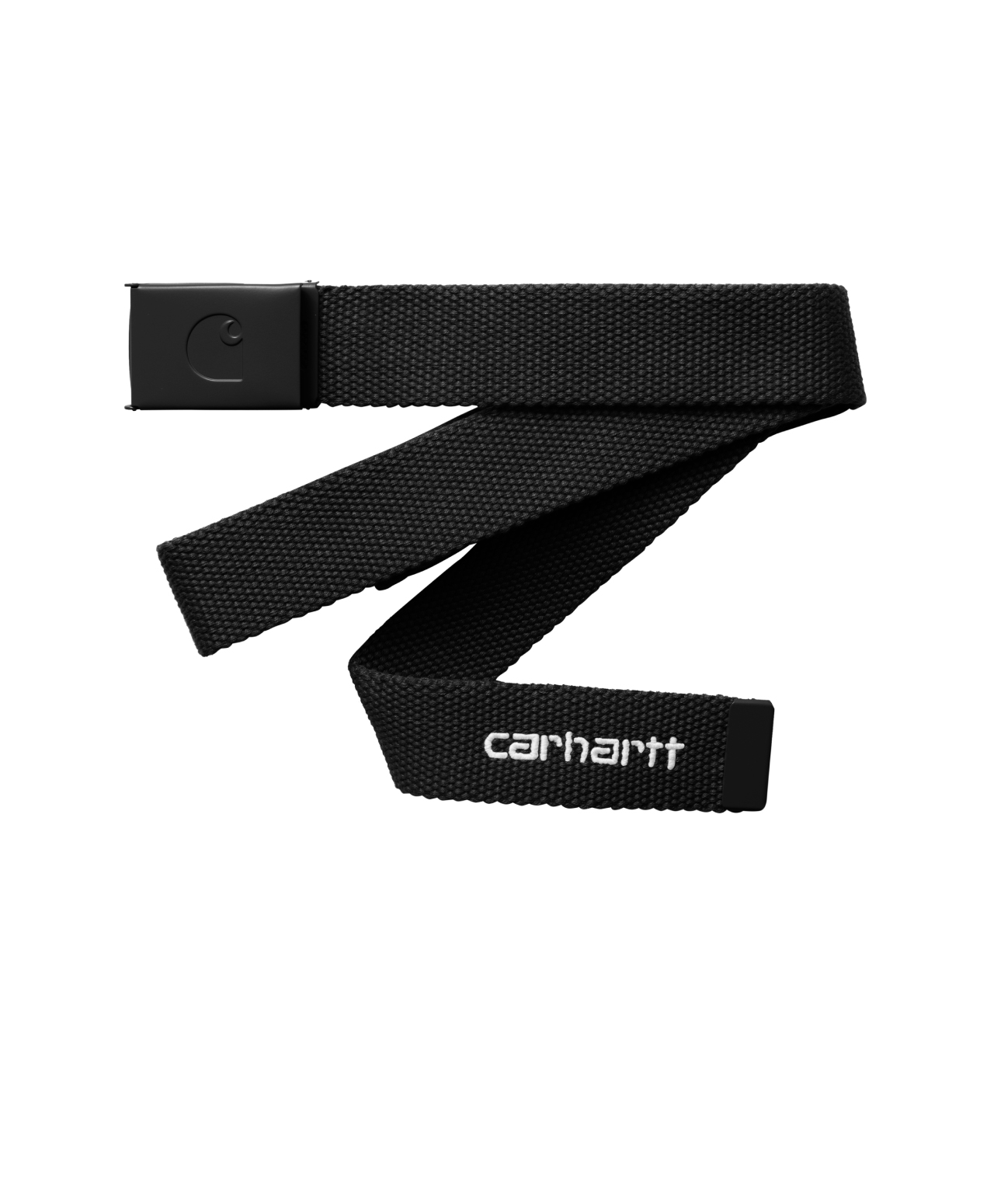 CARHARTT WIP C-LOGO BELT TONAL BLACK/WHITE
