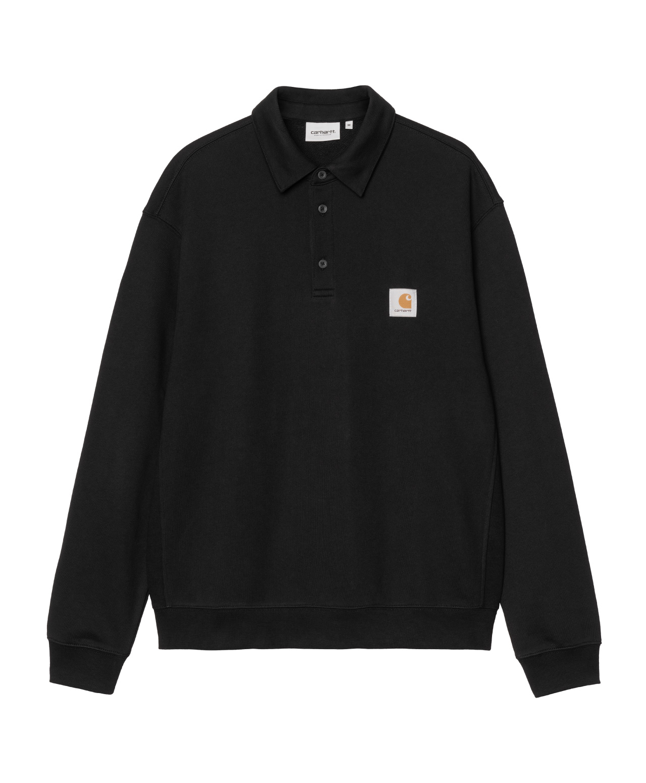 CARHARTT WIP POLO SWEAT BLACK