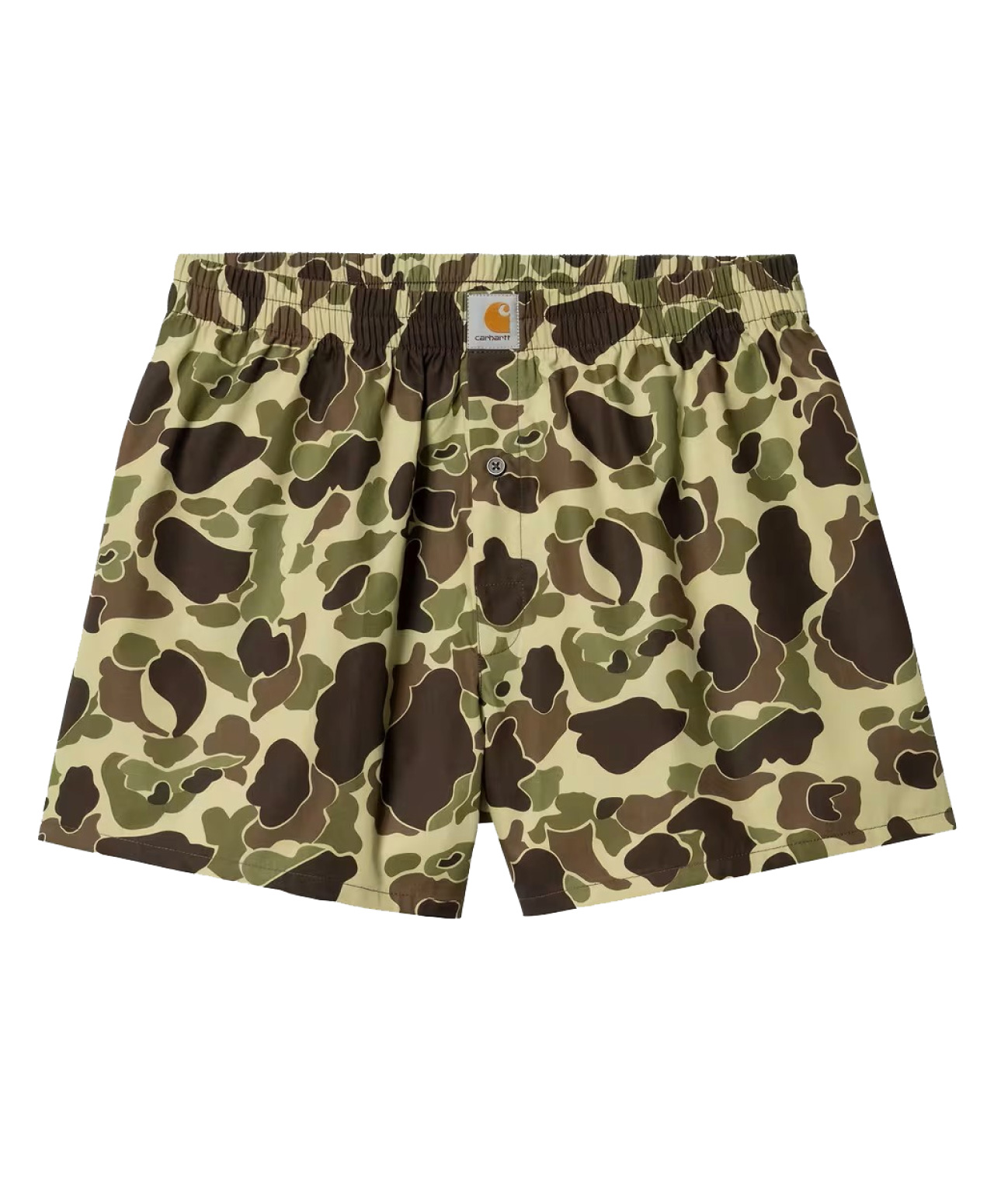 CARHARTT WIP COTTON BOXER CAMO DUCK/GREEN