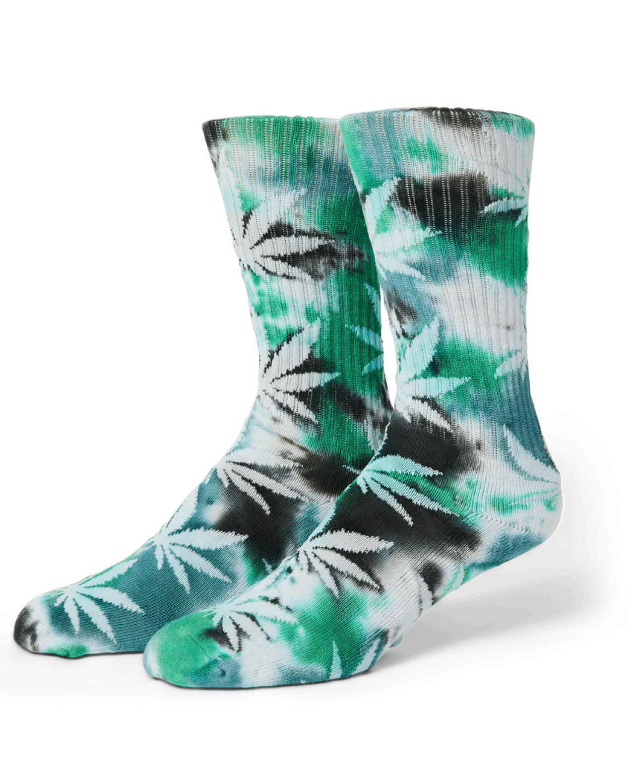 HUF PLANTLIFE TIEDYE SOCKS GREEN