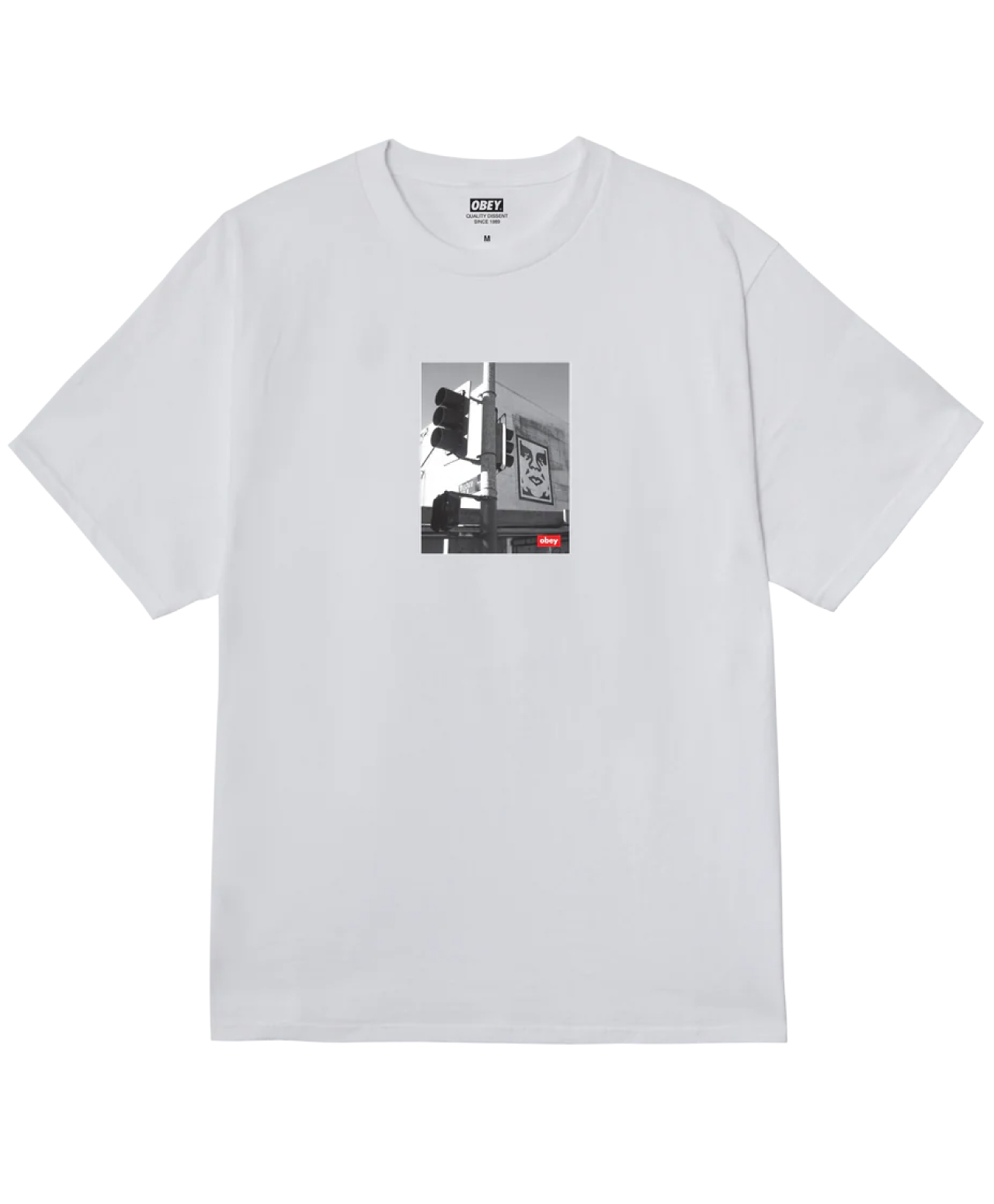 OBEY LOS ANGELES PHOTO TEE WHITE
