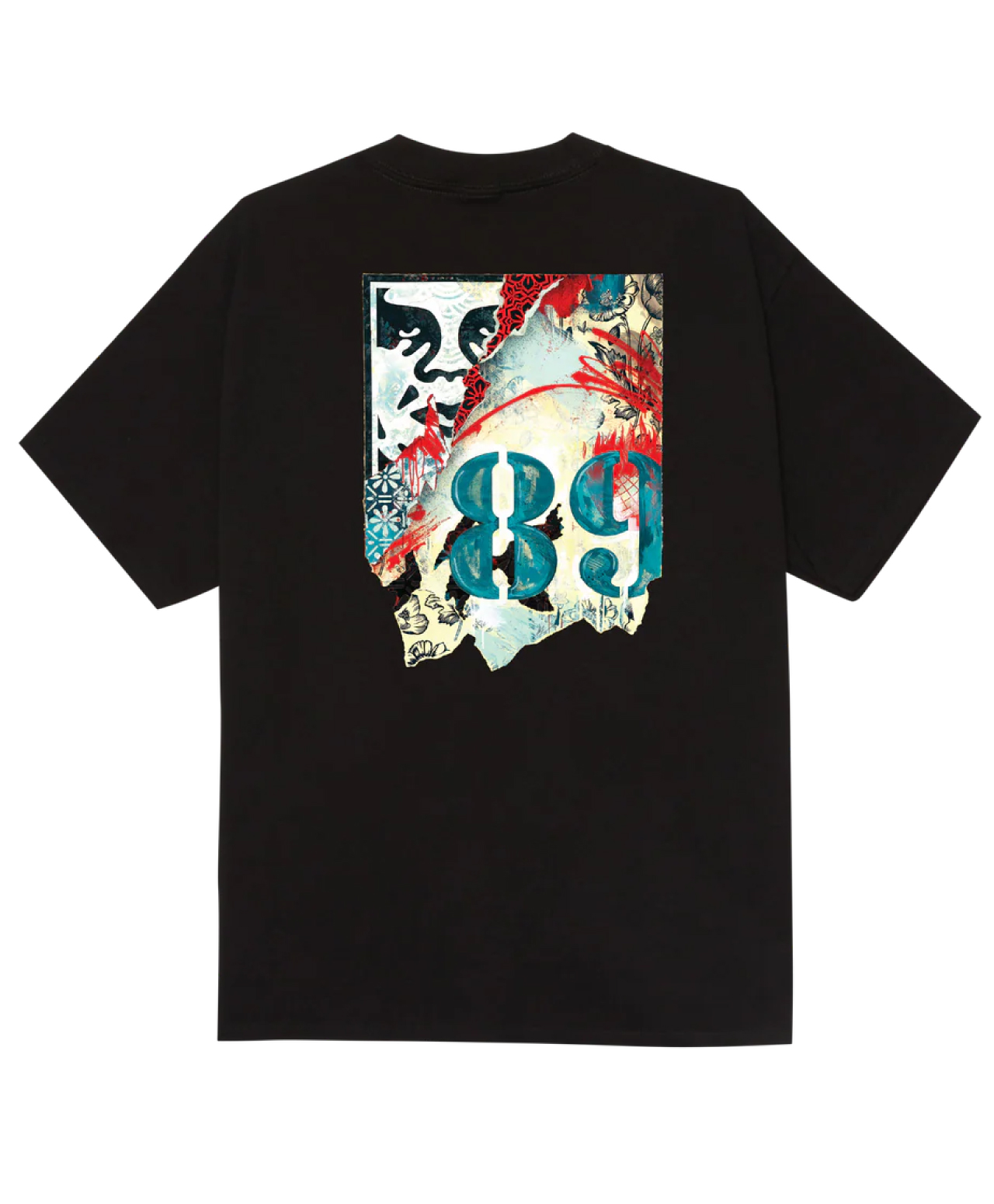 OBEY LISBON ICON TEE BLACK