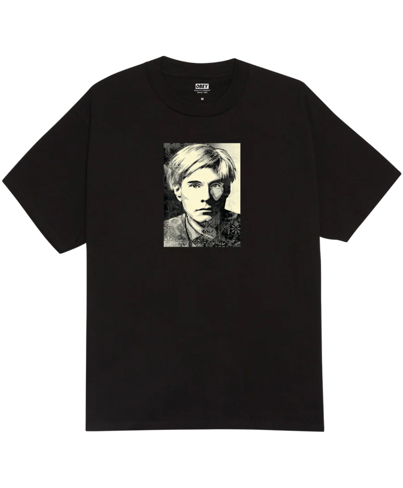OBEY WARHOL TEE BLACK