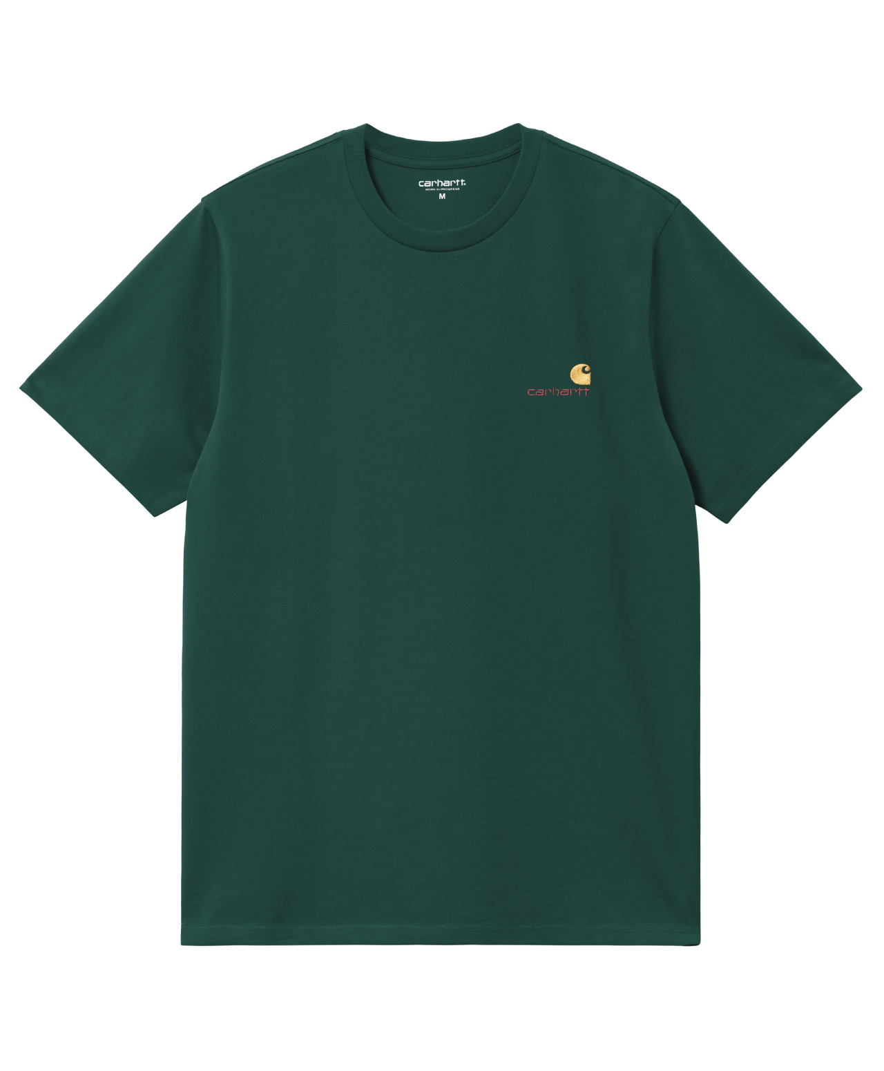 CARHARTT WIP AMERICAN SCRIPT TEE DARK FIR