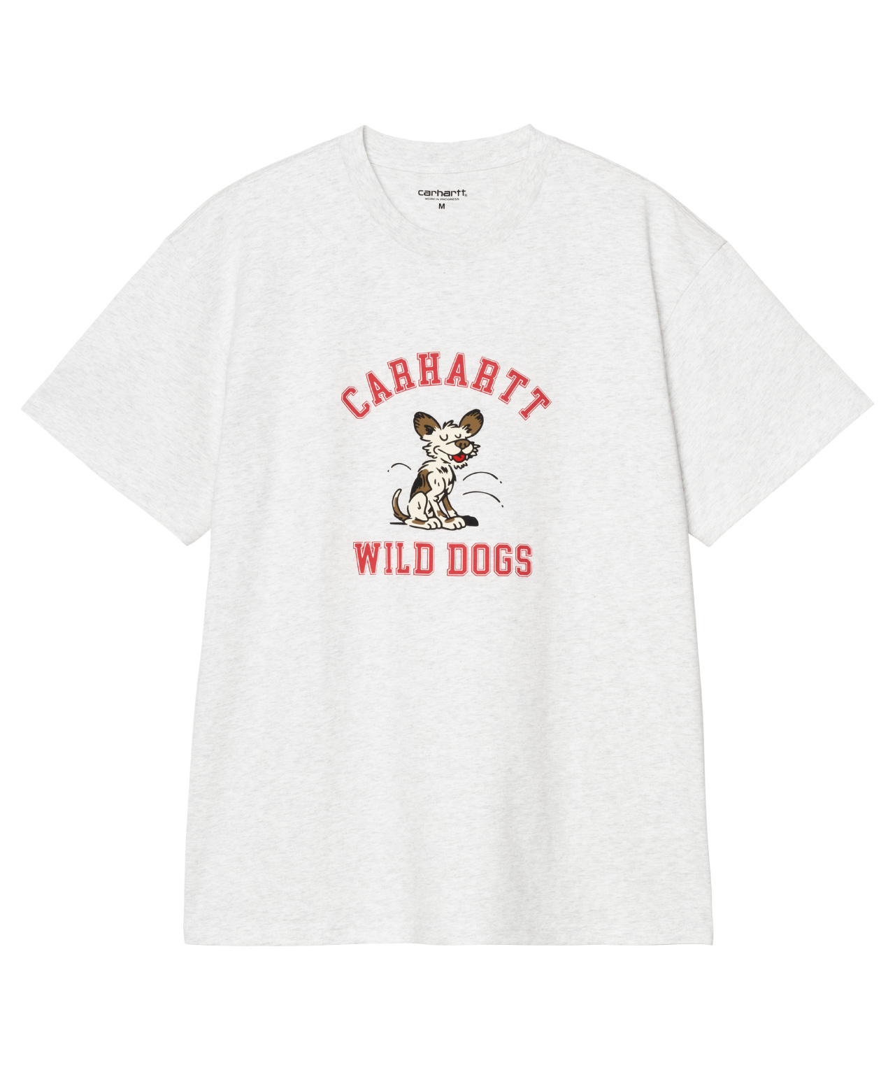 CARHARTT WIP WILD DOG TEE ASH HEATHER