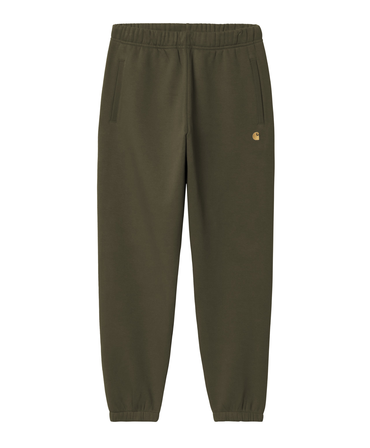 CARHARTT WIP CHASE SWEAT PANT OLIVE/GOLD