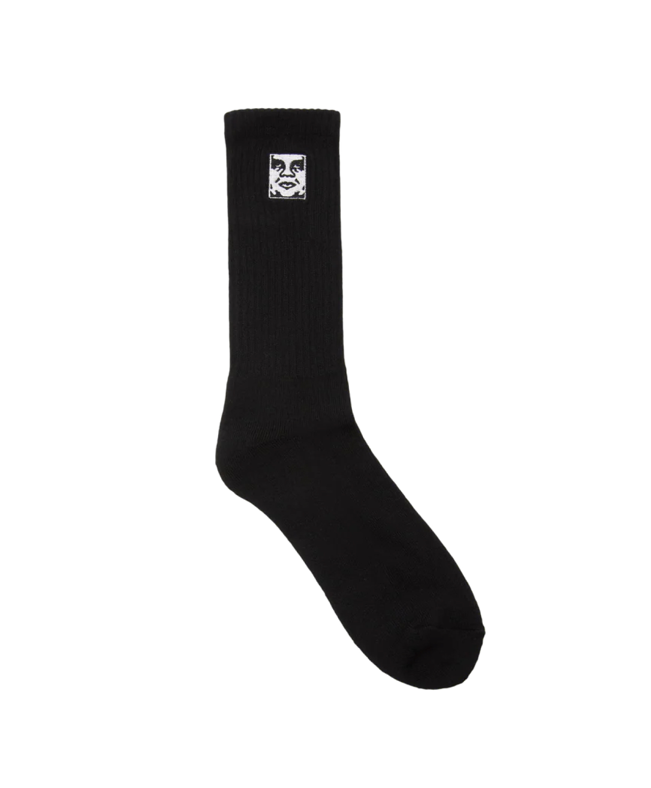 OBEY ICON FACE SOCKS BLACK