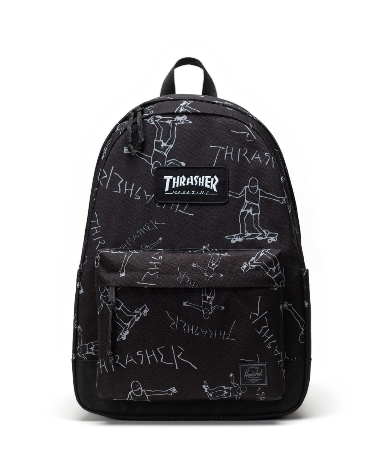 HERSCHEL X THRASHER GONZ CLASSIC XL BACKPACK BLACK