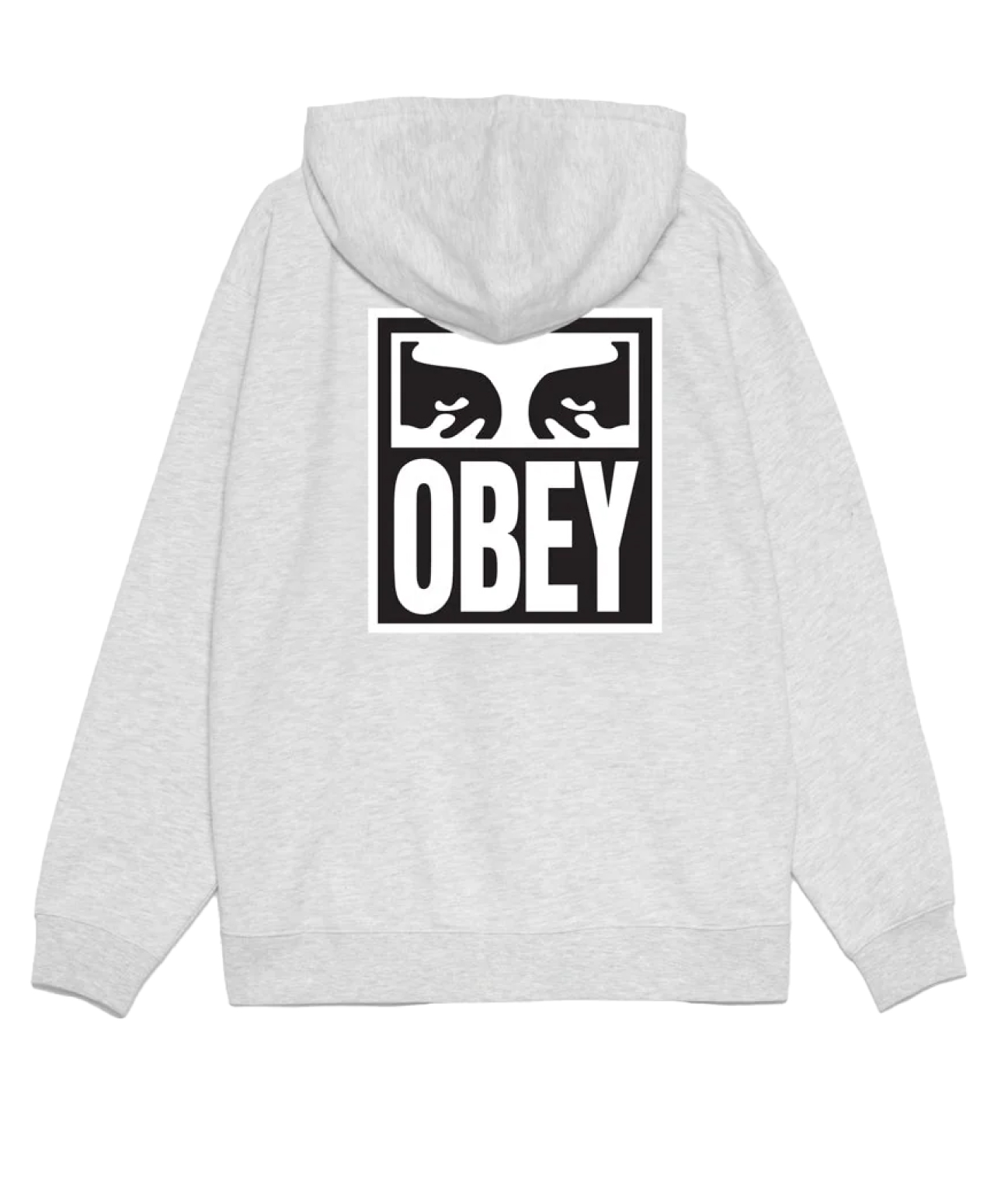 OBEY EYES ICON PREMIUM HOOD HEATHER GREY